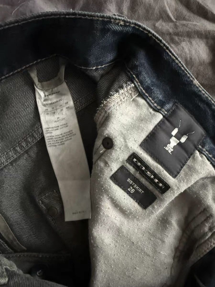 Rick Owens Drkshdw Rick Owens DRKSHDW SS19 Runway SISYSKIRT Denim Skirt Size US 26 / EU 42 - 3 Thumbnail