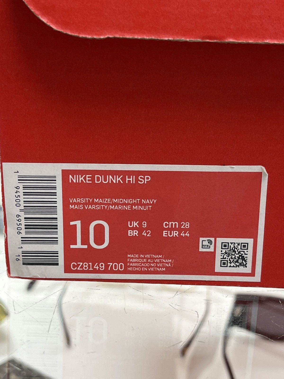 Nike Nike Dunk High Michigan (2020) Size US 10 / EU 43 - 11 Thumbnail