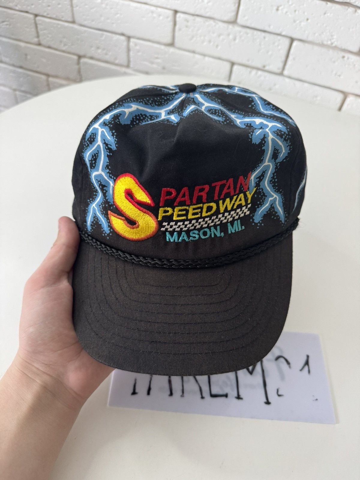 Vintage Vintage Spartan Speedway Mason Michigan Racing Hat Cap Size ONE SIZE - 2 Thumbnail