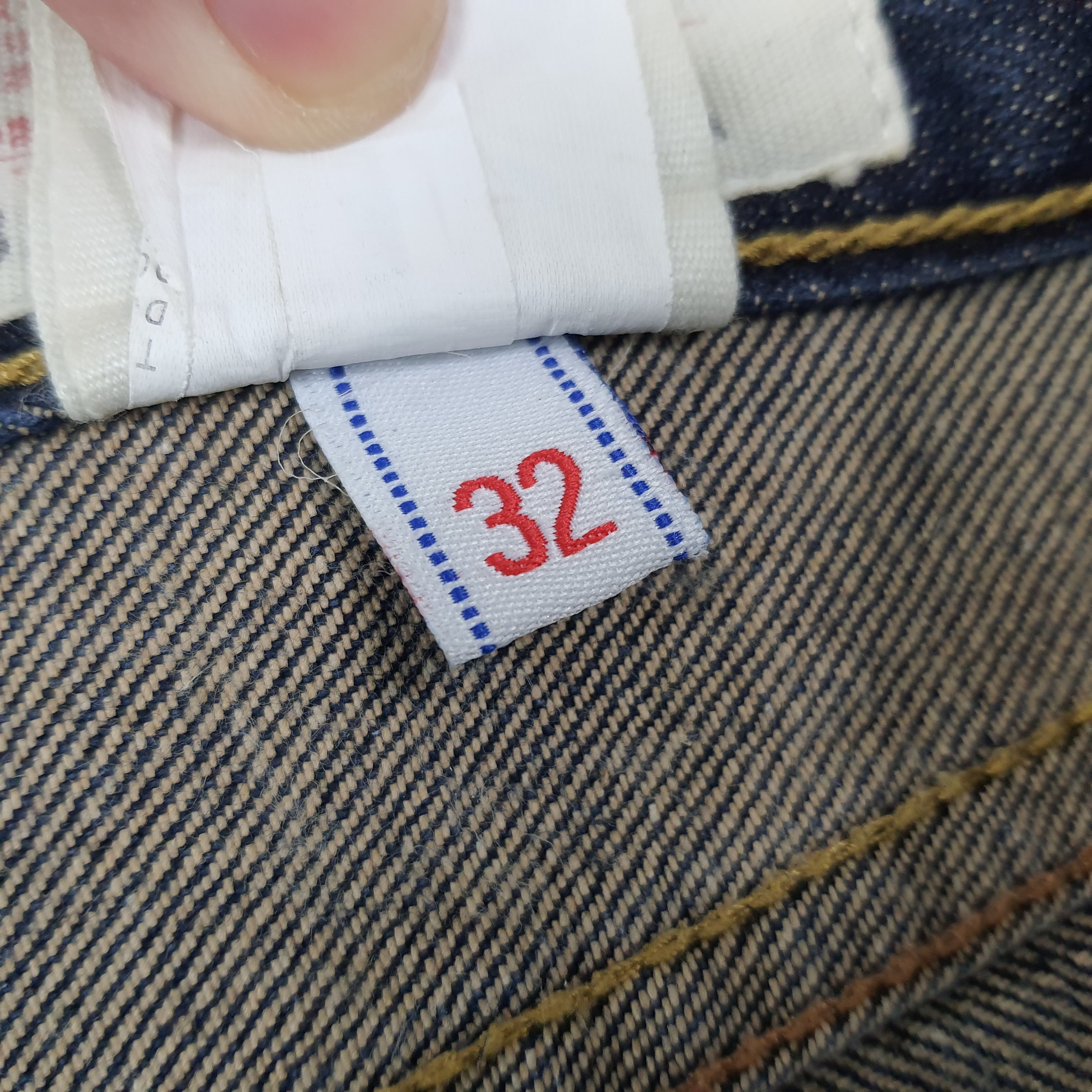 Japanese Brand Vintage Evisu Selvedge Japan Custom Daicock Jeans C244N11 Size US 32 / EU 48 - 11 Thumbnail