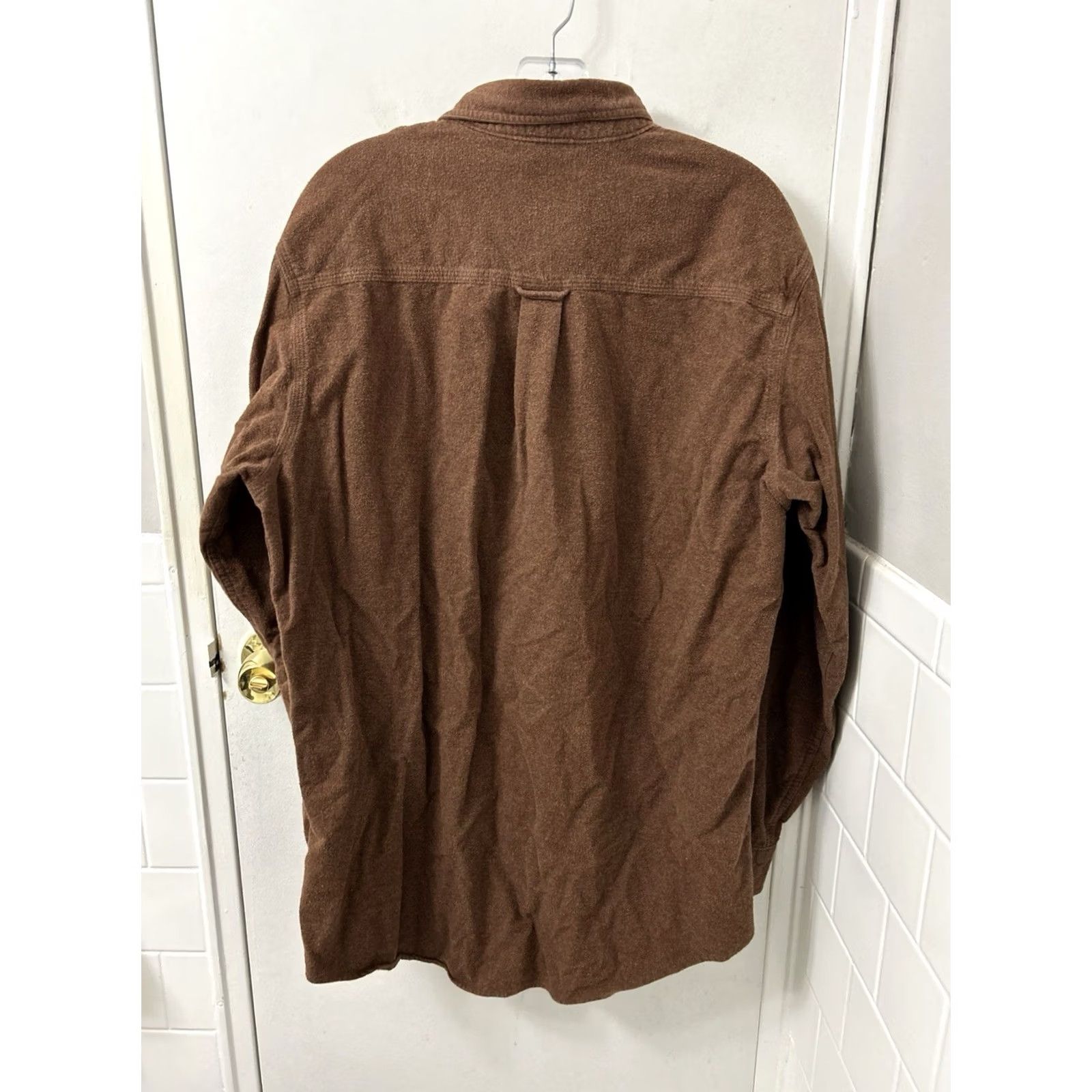 Vintage VINTAGE Woolrich Chamois Shirt Mens L Tall Rust Heather Button Down Long Sleeve Size US L / EU 52-54 / 3 - 7 Thumbnail