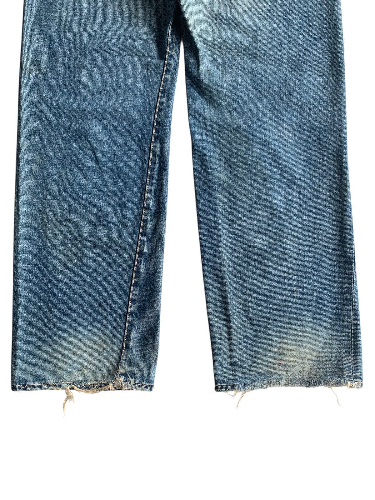 Japanese Brand × Kapital × Vintage SPELLBOUND DOMINGO SELVEDGE BUTTON FLY DISTRESSED DENIM Size US 32 / EU 48 - 9 Thumbnail