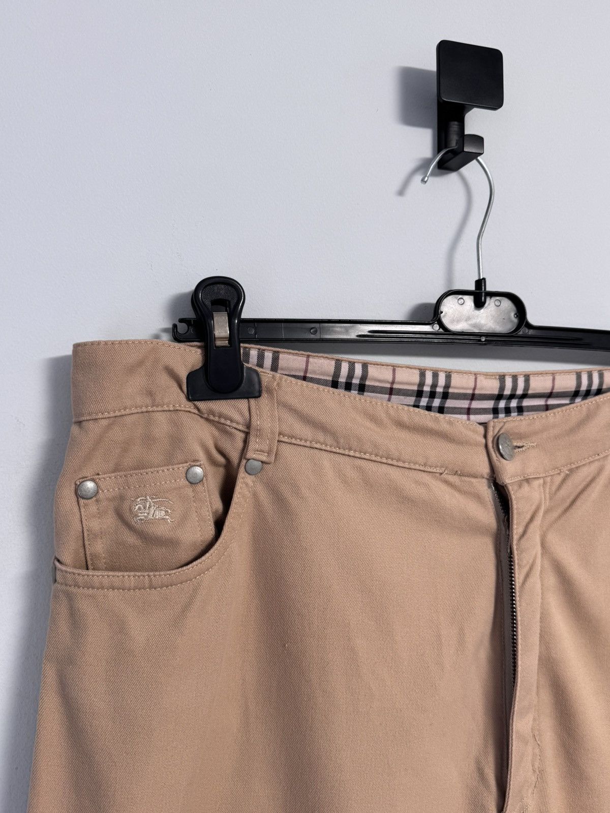Burberry × Vintage Burberry Vintage Pants Big Logo Style Size 38" / US 16 / IT 52 - 8 Thumbnail