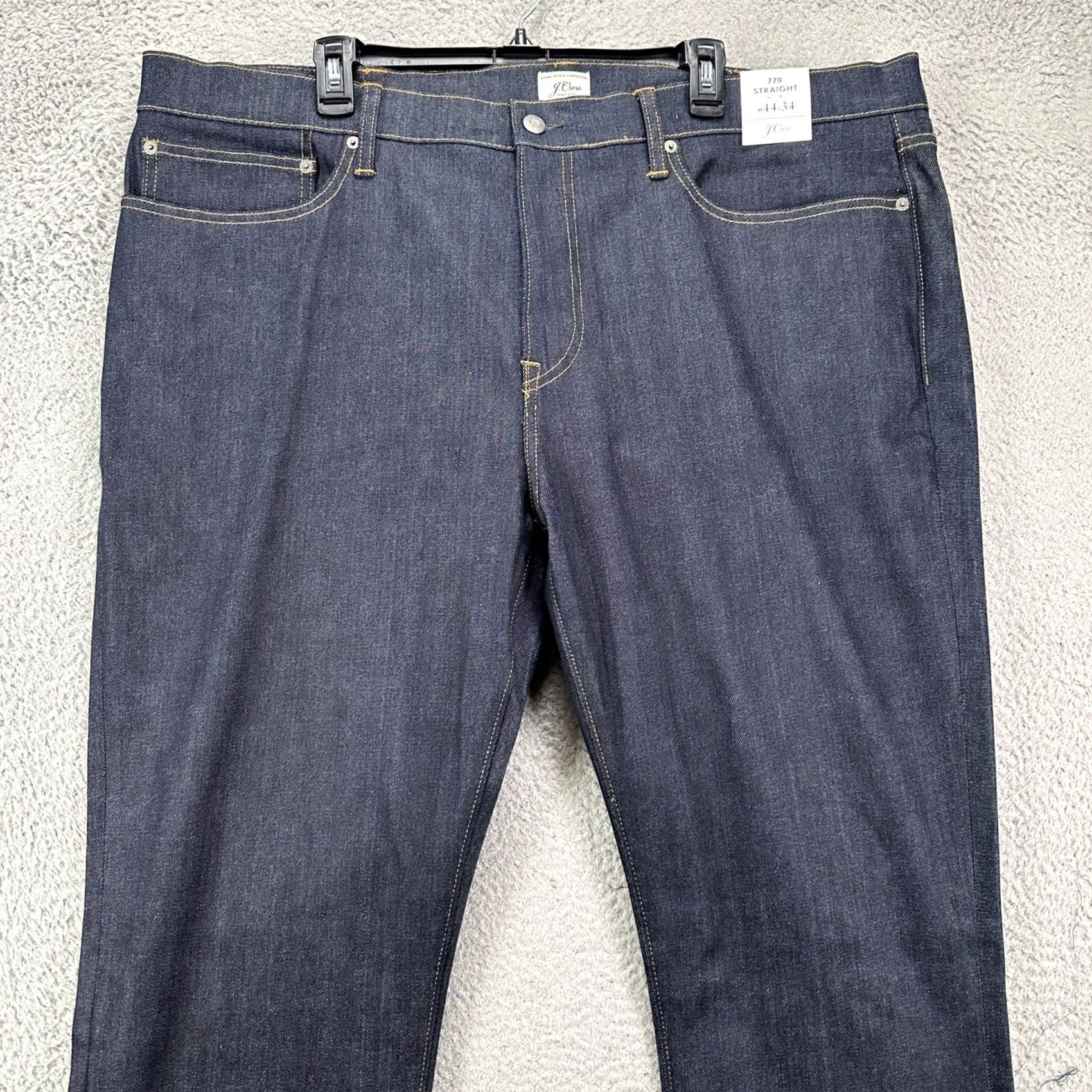 Vintage VINTAGE J Crew Mens 770 Straight Leg Jeans 44X34 Blue Kurabo Premium Japanese Denim NEW Size US 44 / EU 60 - 3 Thumbnail