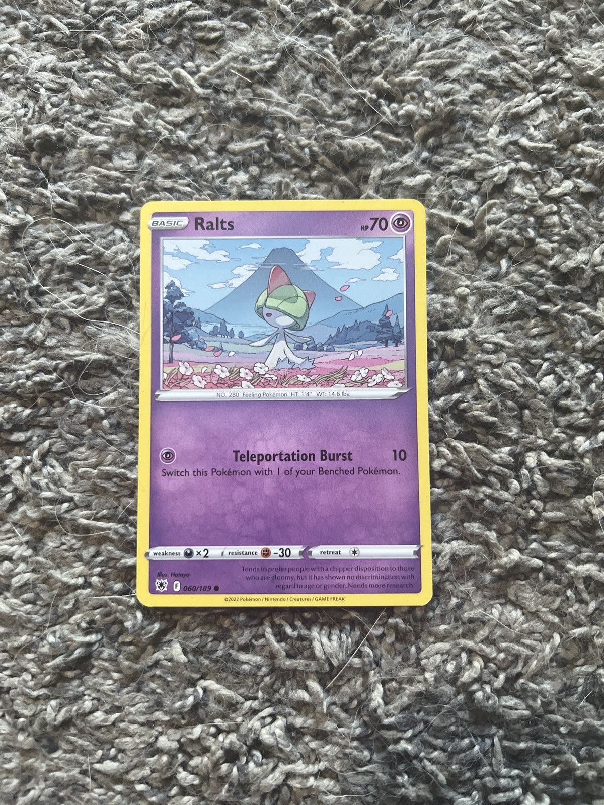 Hypebeast × Nintendo × Pokemon 2022 Pokémon Ralts Basic Card Size ONE SIZE - 1 Thumbnail