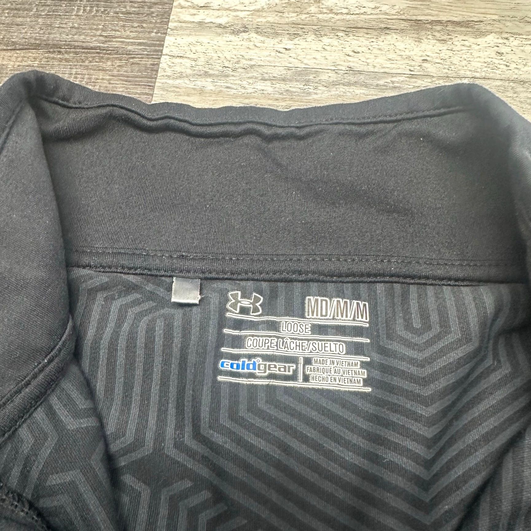 Under Armour Under Armour Shirt Mens M Loose 1/4 Zip Coldgear Infrared Black Performance EUC Size US M / EU 48-50 / 2 - 4 Thumbnail