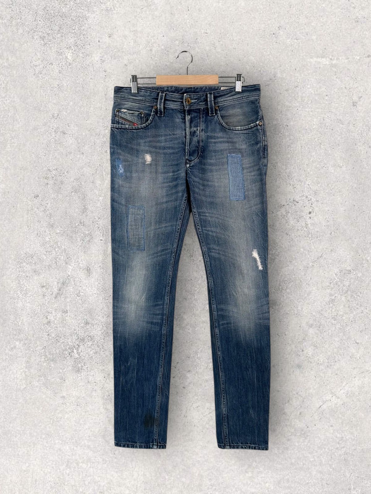 Diesel Vintage Y2k Diesel Larkee Zip Denim Jeans Pants Size US 30 / EU 46 - 1 Thumbnail