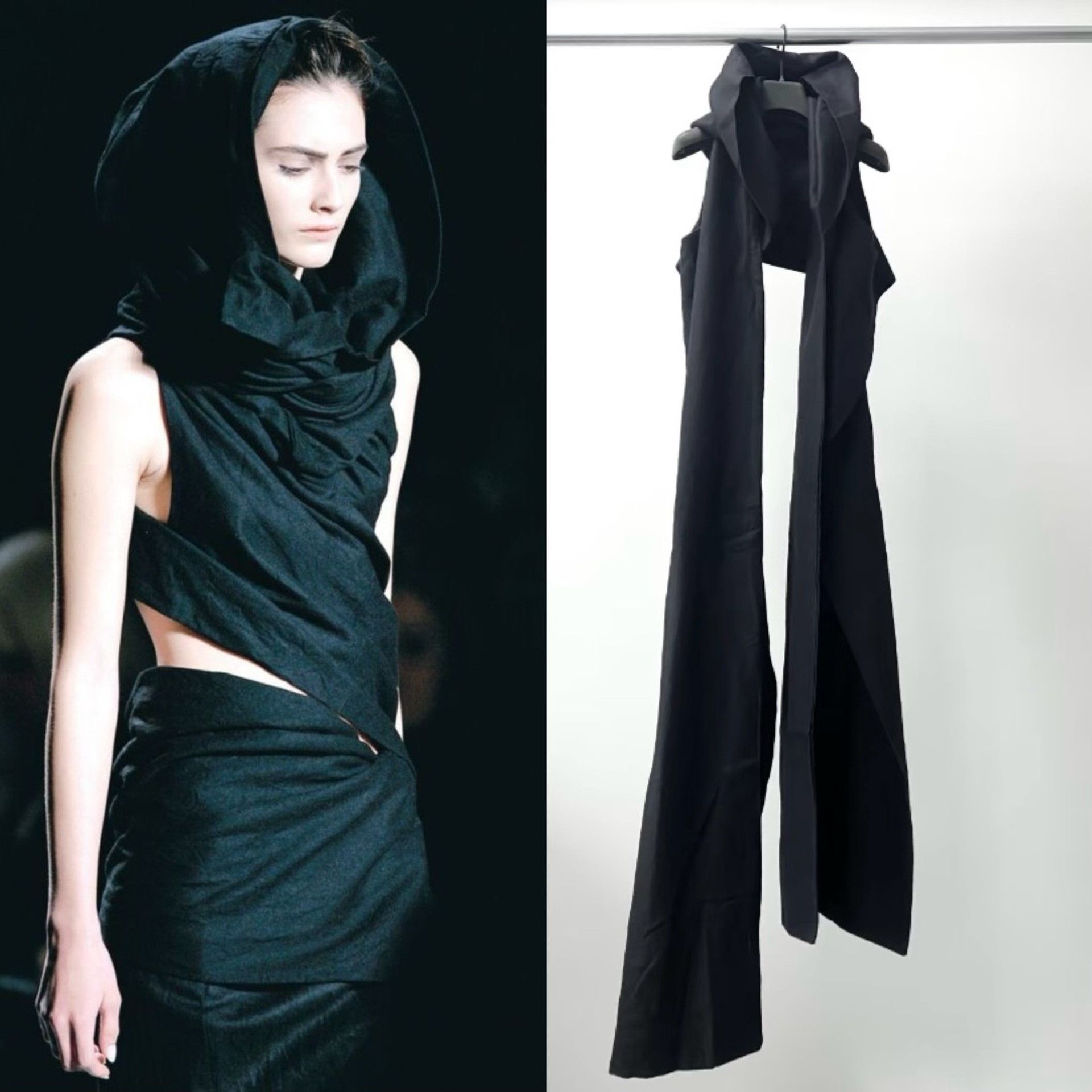 Ann Demeulemeester Ann Demeulemeester Paneled Attached Zipper