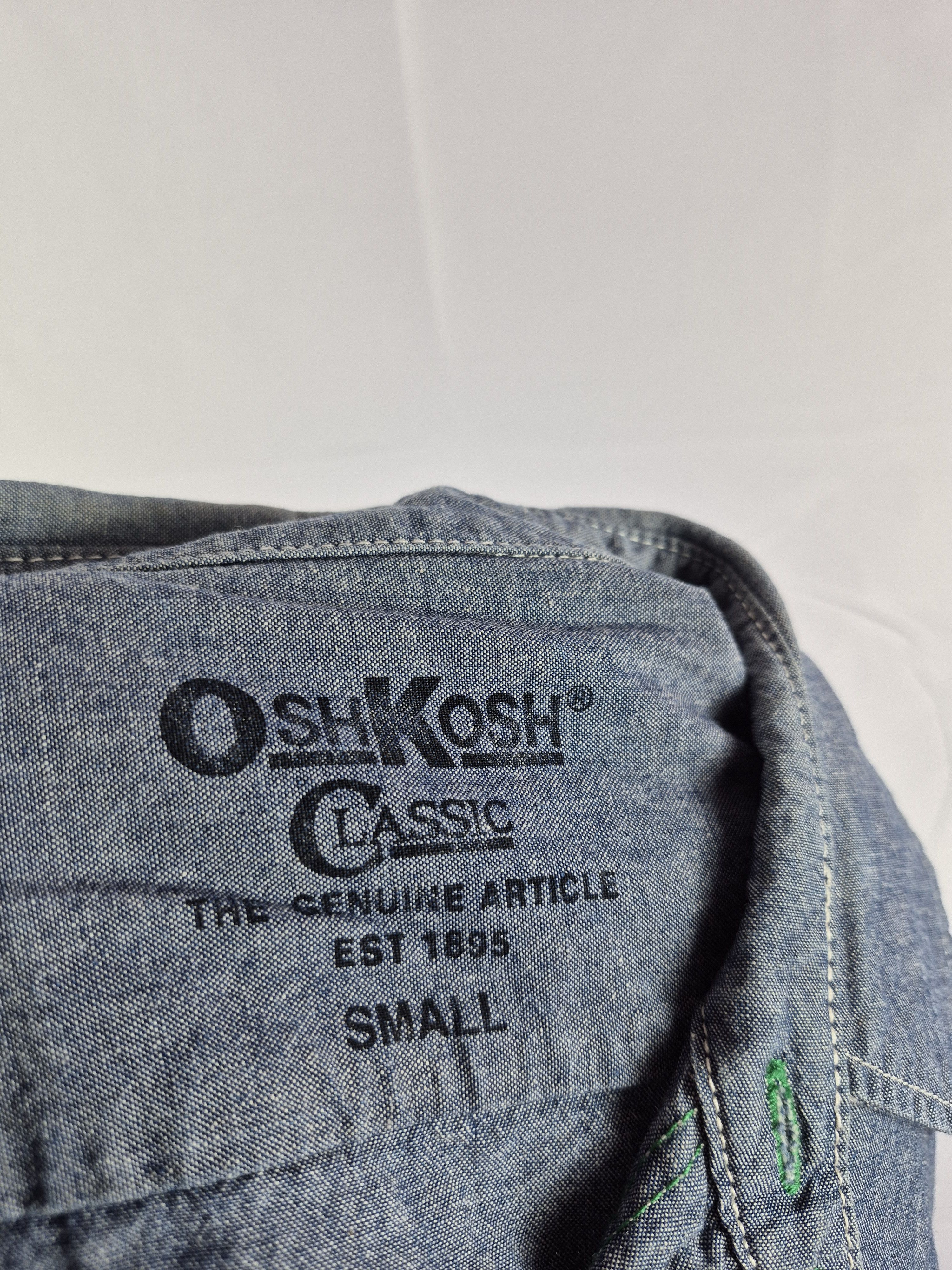 Oshkosh 🔥 Oshkosh Chambray Design Shirt Button Ups Size US S / EU 44-46 / 1 - 7 Thumbnail
