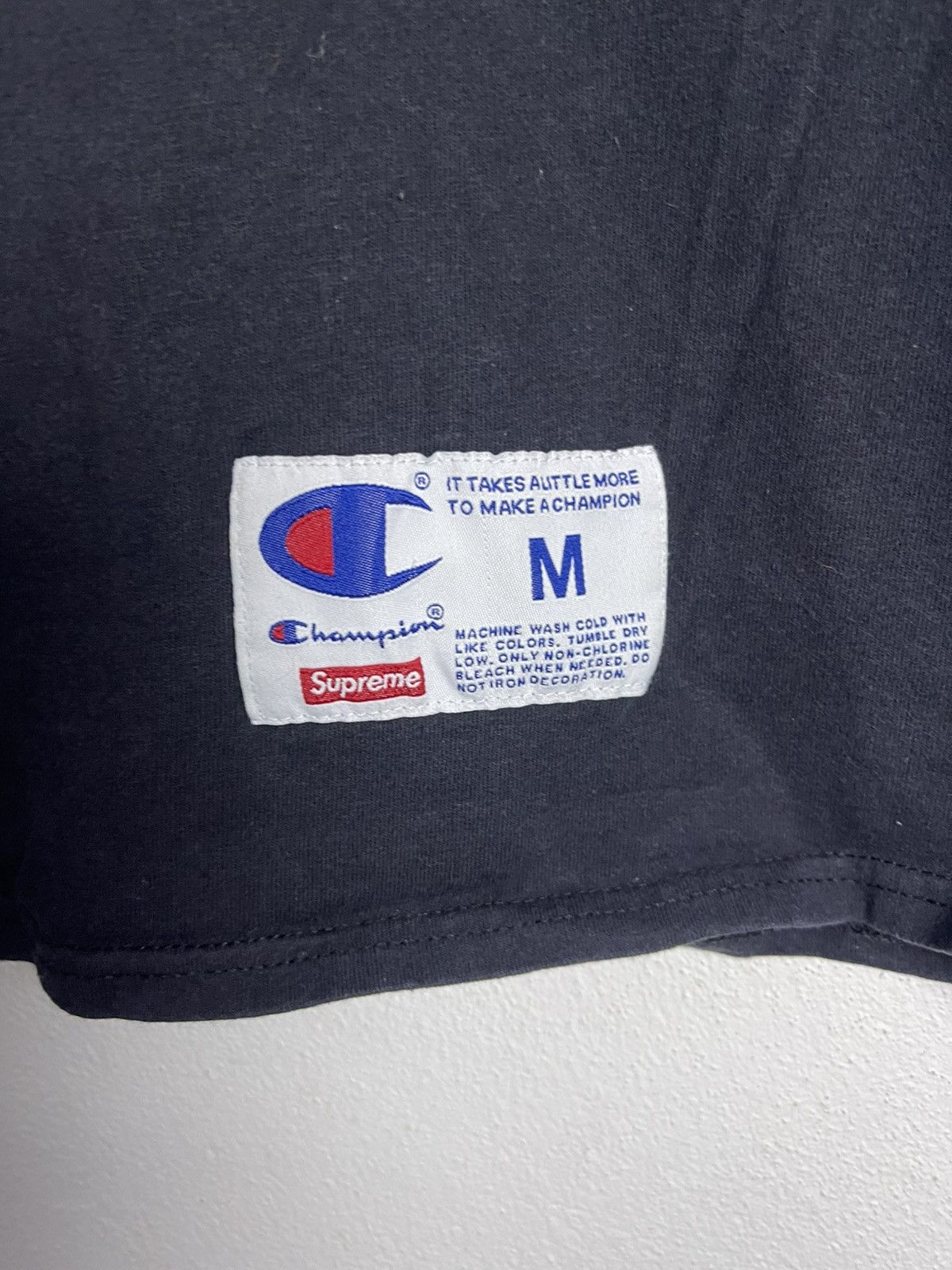 Champion × Supreme Supreme x Champion Stacked C Long Sleeve Tee Size US S / EU 44-46 / 1 - 6 Thumbnail