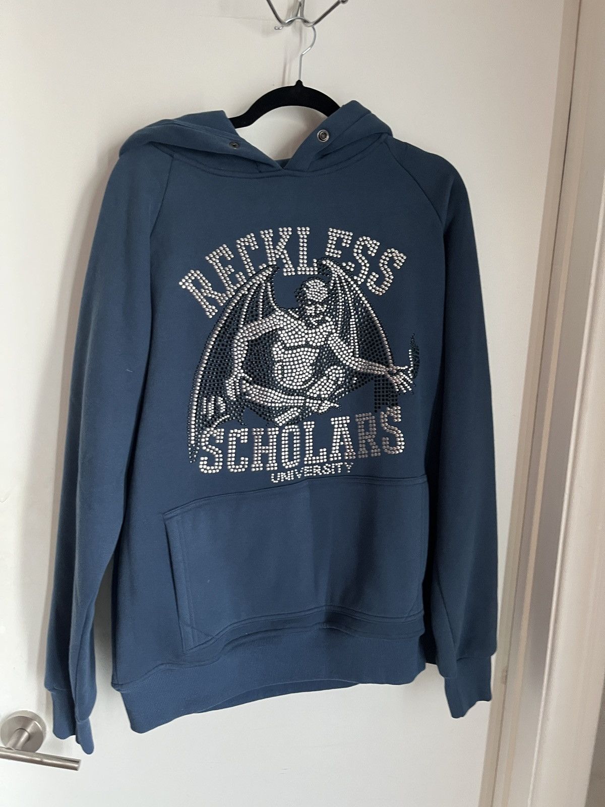 Reckless Scholars NWT Reckless Scholars Blue Gargoyle Hoodie L Size US L / EU 52-54 / 3 - 1 Thumbnail