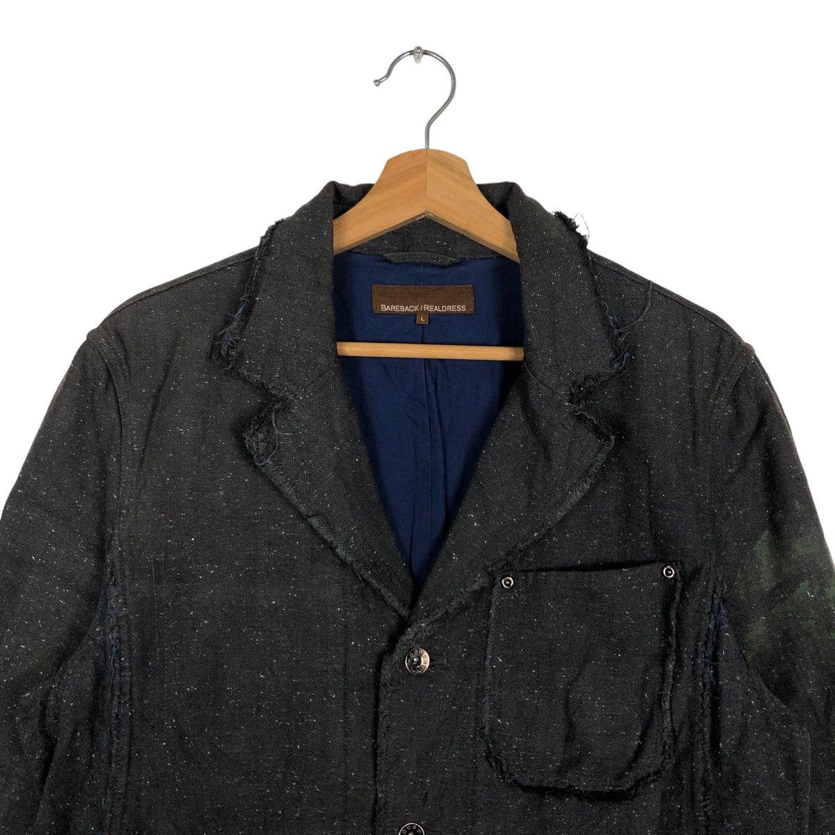 Issey Miyake 🔥Hikory Chore Jacket Double Breast Bareback Readless Japan Size US L / EU 52-54 / 3 - 3 Thumbnail