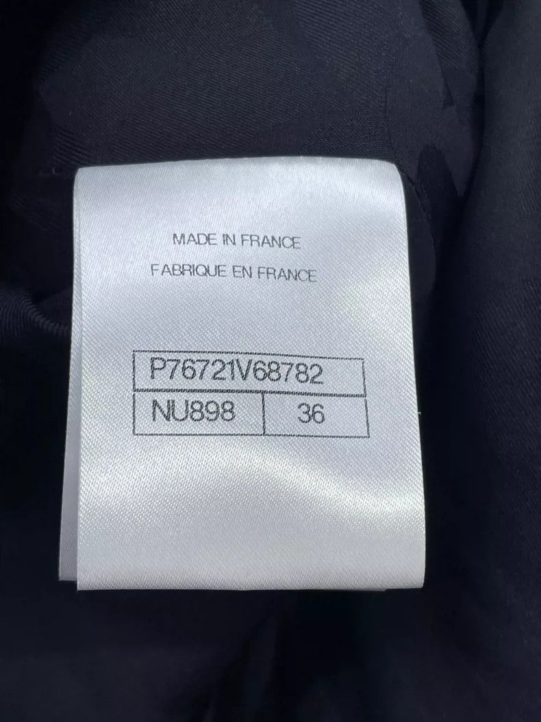 Chanel Chanel 24P blue and white plaid suit collar jacket Size XS / US 0-2 / IT 36-38 - 6 Thumbnail