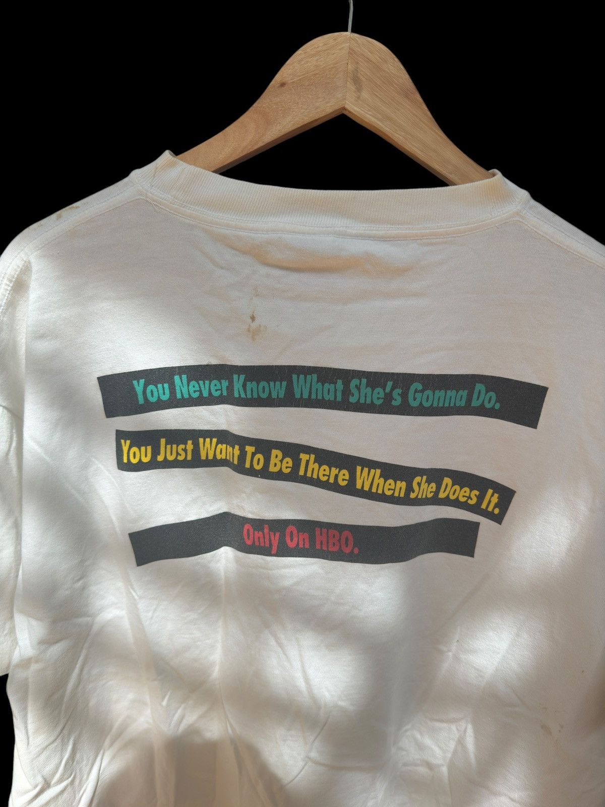 Band Tees Vintage 1993 Madonna HBO T shirt Size US XL / EU 56 / 4 - 2 Thumbnail