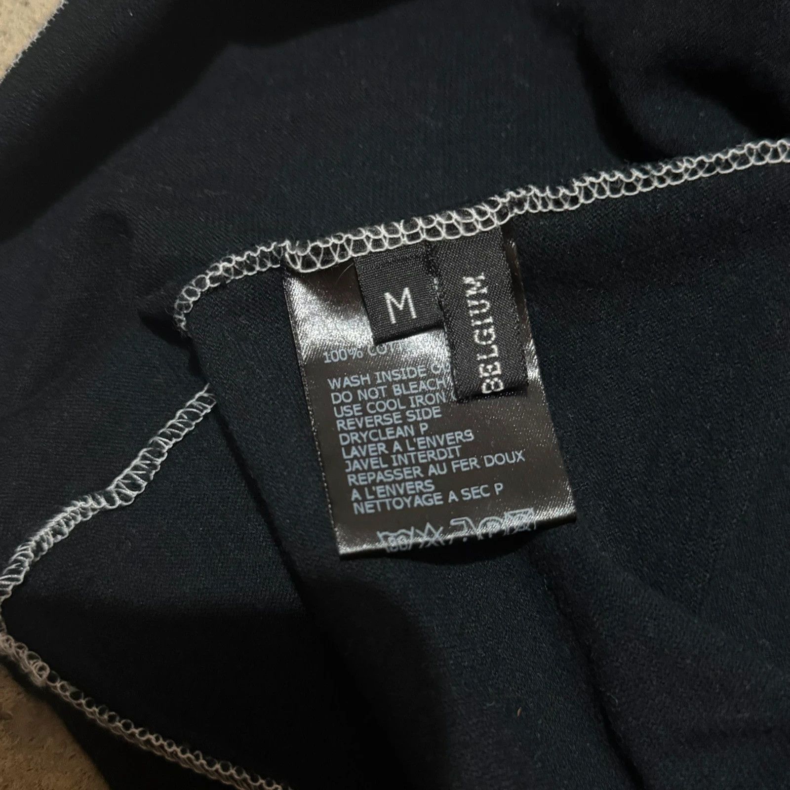 Ann Demeulemeester Ann Demeulemeester feather painted scar stitch t-shirt Size US M / EU 48-50 / 2 - 5 Thumbnail