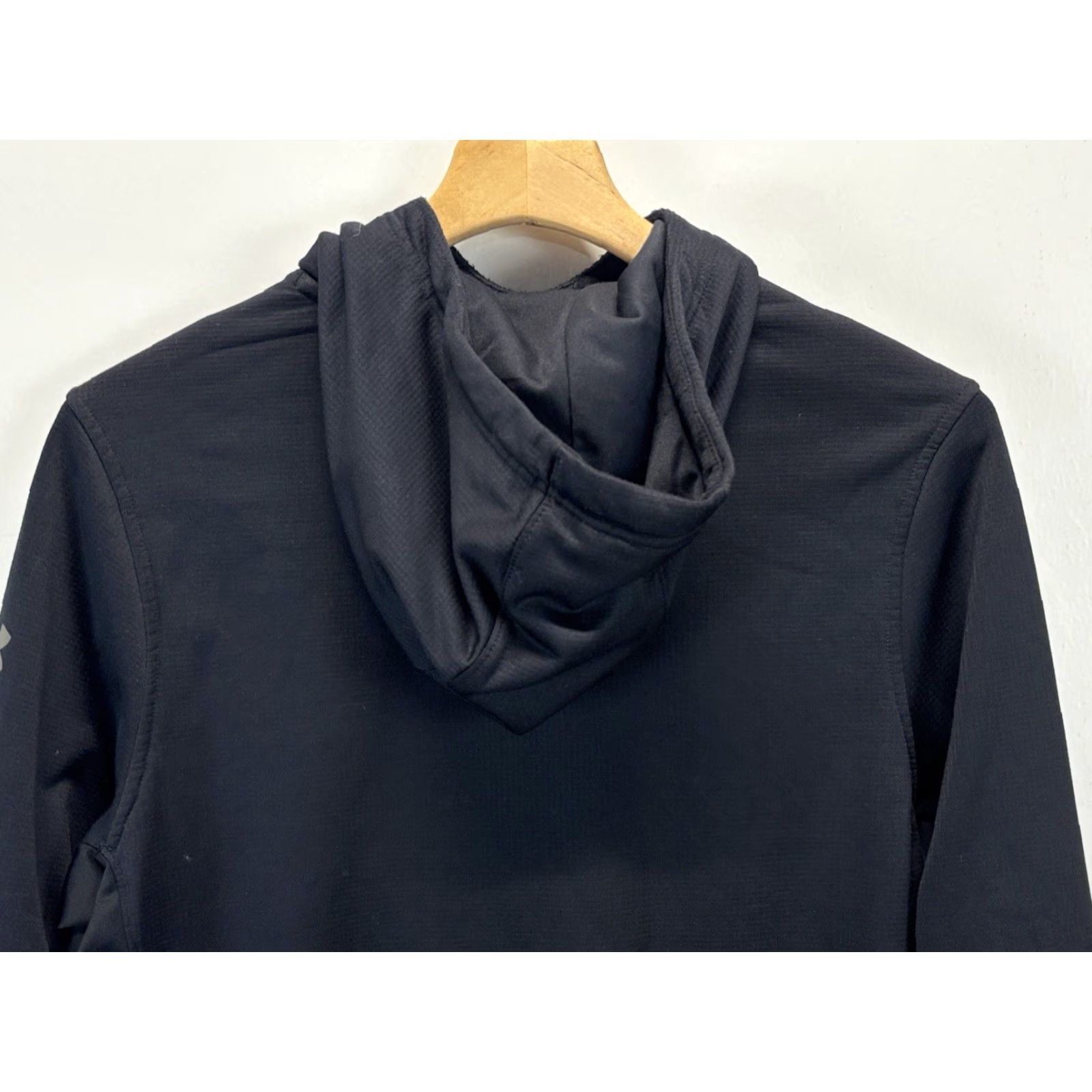 Under Armour Under Armour Hoodie Mens Small Black Coldgear Reactor Pullover Zipped Pockets Size US S / EU 44-46 / 1 - 4 Thumbnail