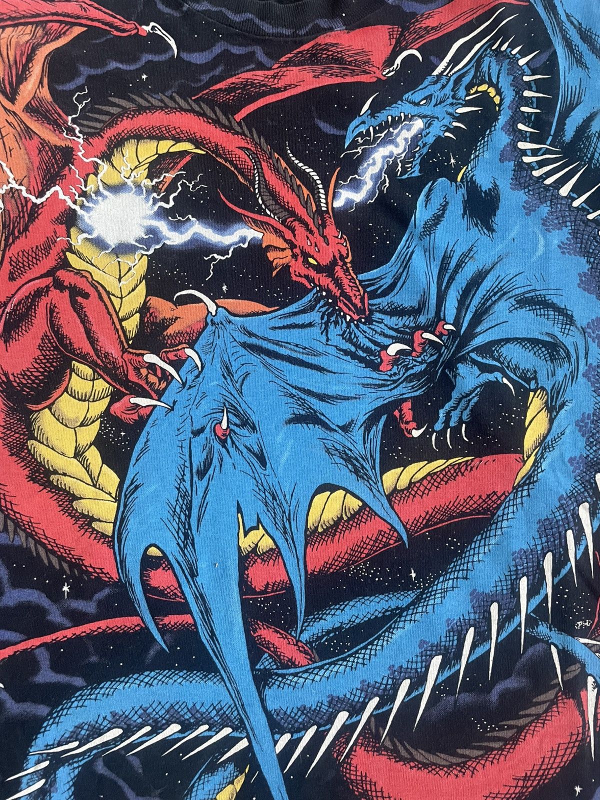 Liquid Blue Vintage Liquid Blue T Shirt Double Dragon 1994 Mens XL Size US XL / EU 56 / 4 - 5 Thumbnail