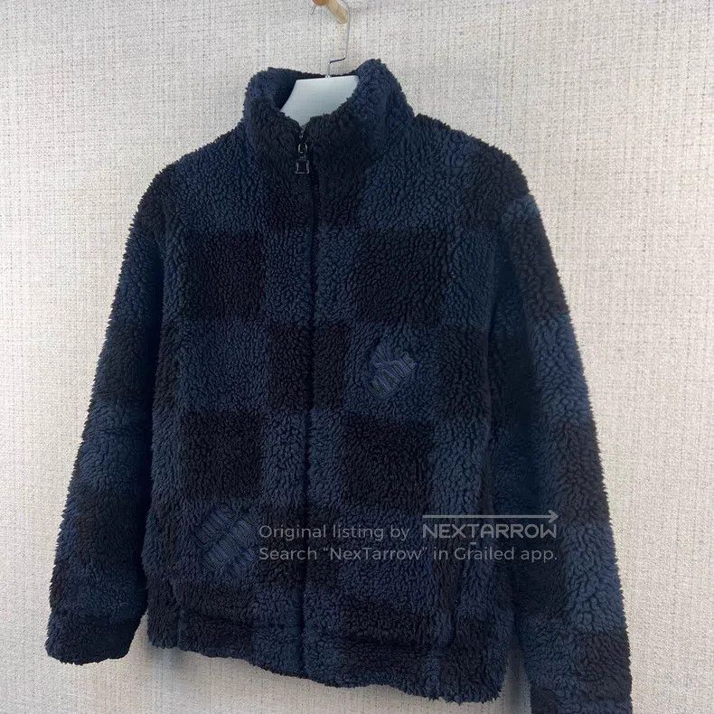 Louis Vuitton Louis Vuitton SS22 Co-branded checkerboard lambswool zip-u Size US M / EU 48-50 / 2 - 2 Thumbnail