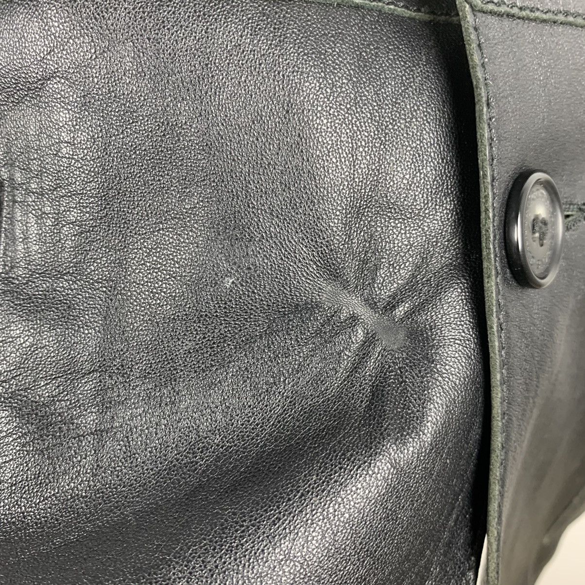 Gianfranco Ferre Vintage Gianfranco Ferre Black Leather Jacket Y2K Size 52 Size US L / EU 52-54 / 3 - 19 Thumbnail