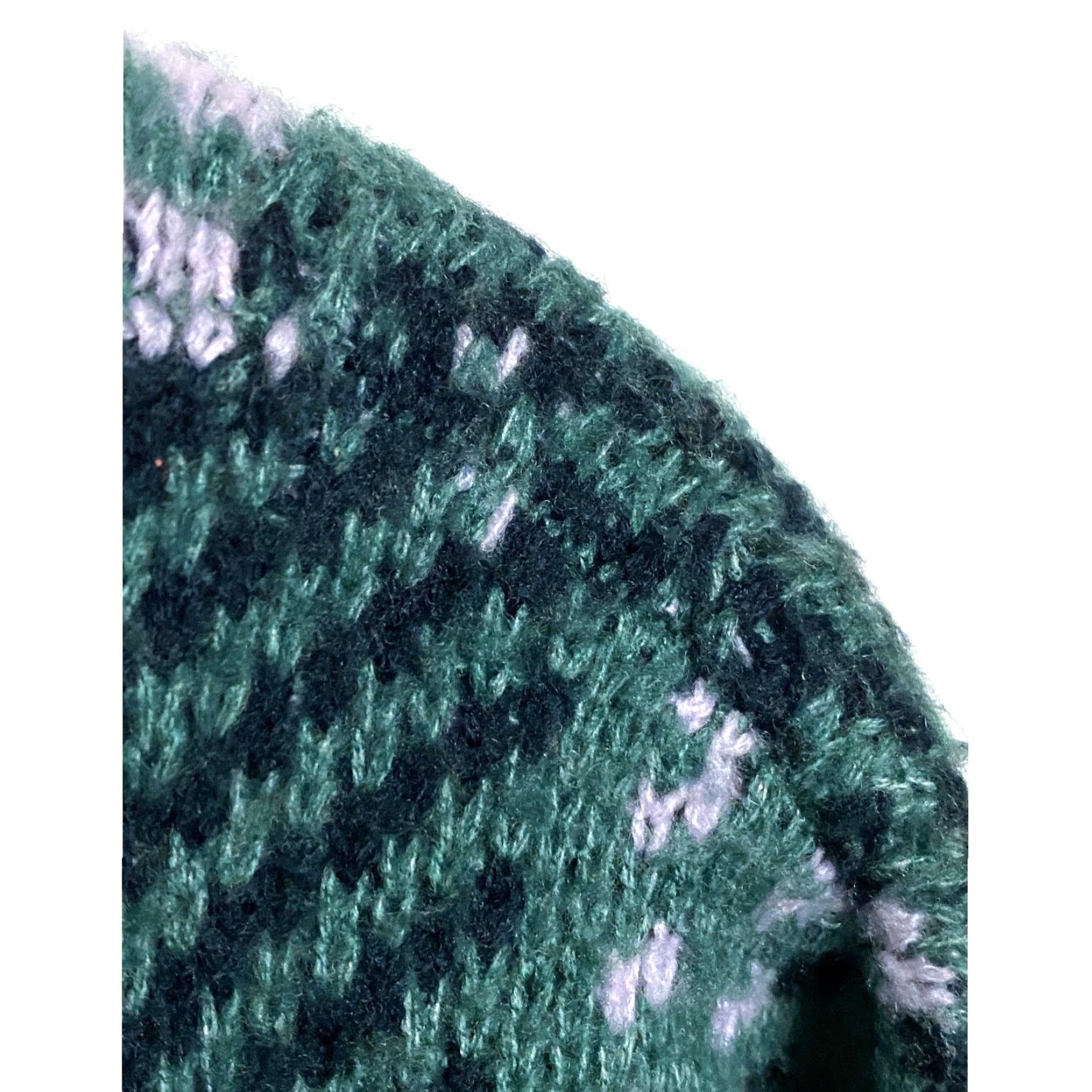 Abercrombie & Fitch Abercrombie & Fitch Plaid Cropped Sweater Women XS Green Blue Preppy Y2K Comfort Pullover Wool Nylon Acrylic Casual Workwear Size XS / US 0-2 / IT 36-38 - 3 Thumbnail