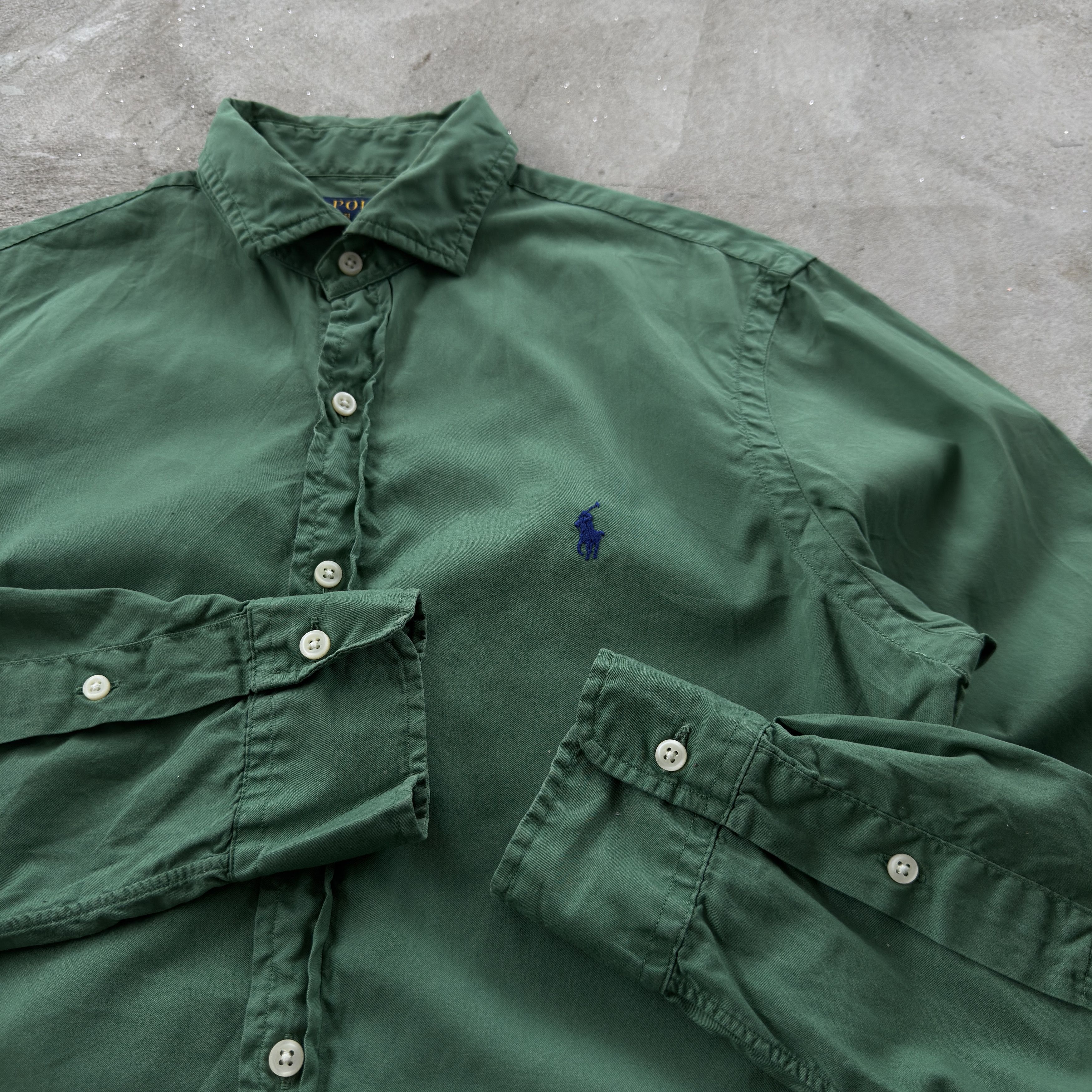 Polo Ralph Lauren Vintage 90s Polo Ralph Lauren Slim Fit Buttons Ups Shirt Size US M / EU 48-50 / 2 - 4 Thumbnail