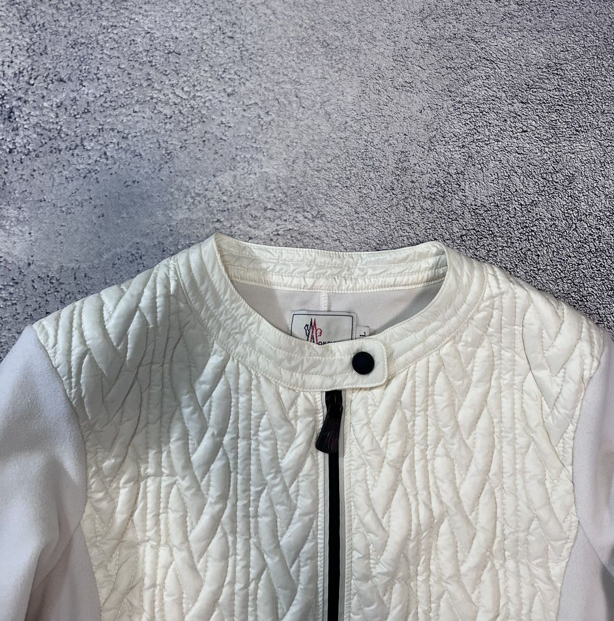 Moncler Moncler Grenoble Jacket Maglia Collo Alla Coreana Down Fleec Size L / US 10 / IT 46 - 8 Thumbnail
