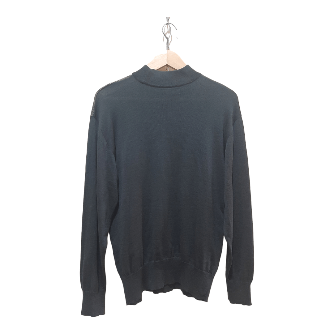 Yves Saint Laurent Yves Saint Laurent Ysl Pour Homme Plaid Turtle Neck Knit Size US L / EU 52-54 / 3 - 4 Thumbnail