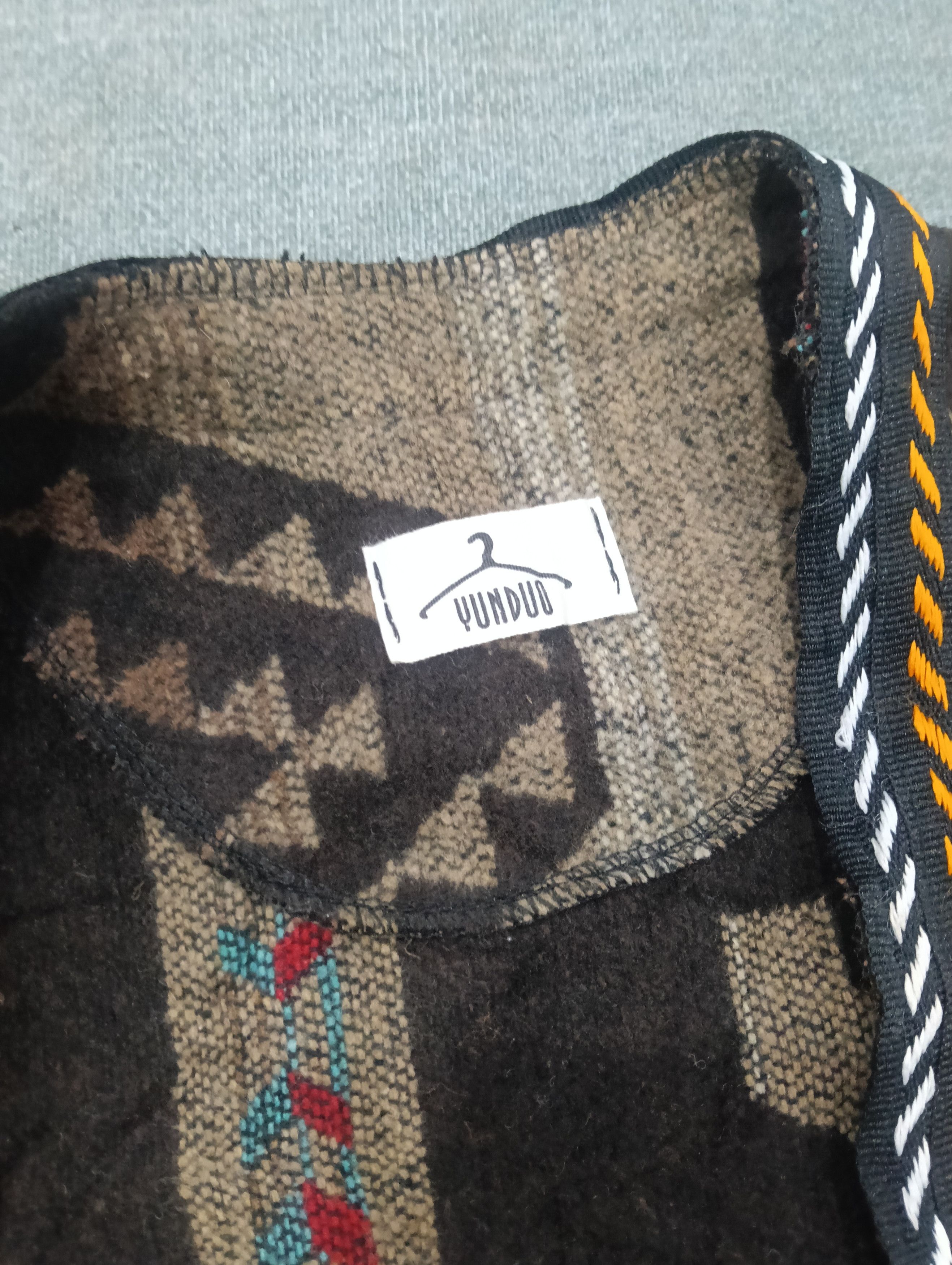 Japanese Brand × Vintage Yunduo Kimono Like Cardigan 2 Pocket With Colourful Colour Size US L / EU 52-54 / 3 - 5 Thumbnail