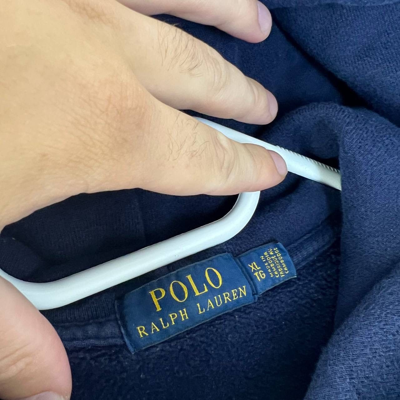 Polo Ralph Lauren Vintage Y2K Polo Ralph Lauren Mini Logo Oversized Hoodie Size US XL / EU 56 / 4 - 3 Thumbnail