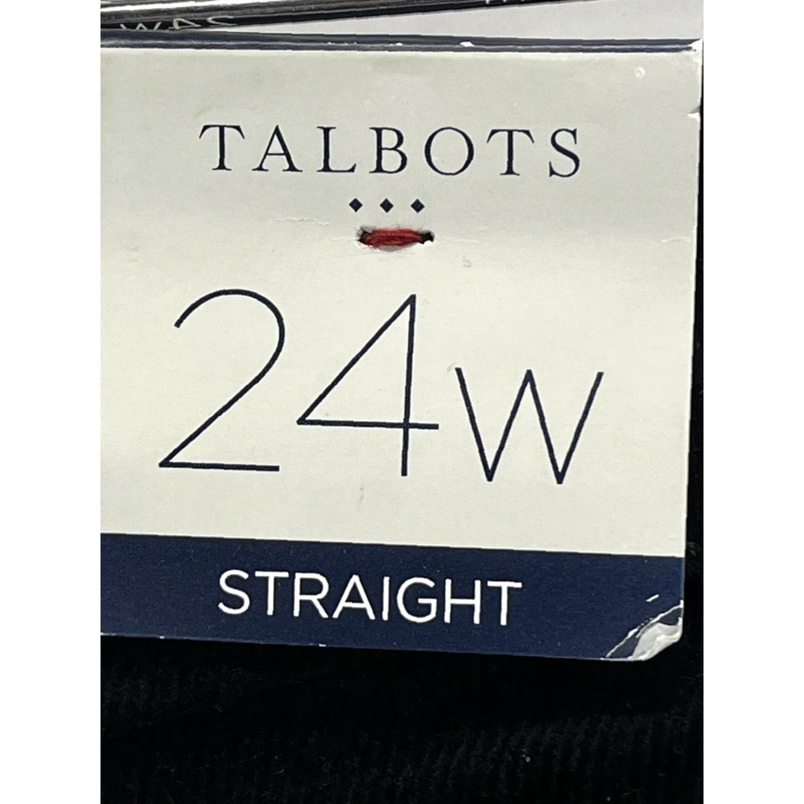 Talbots Talbots Plus Size 24W Black Straight Leg Corduroy Pants Womens Size 42" / US 20 - 5 Thumbnail