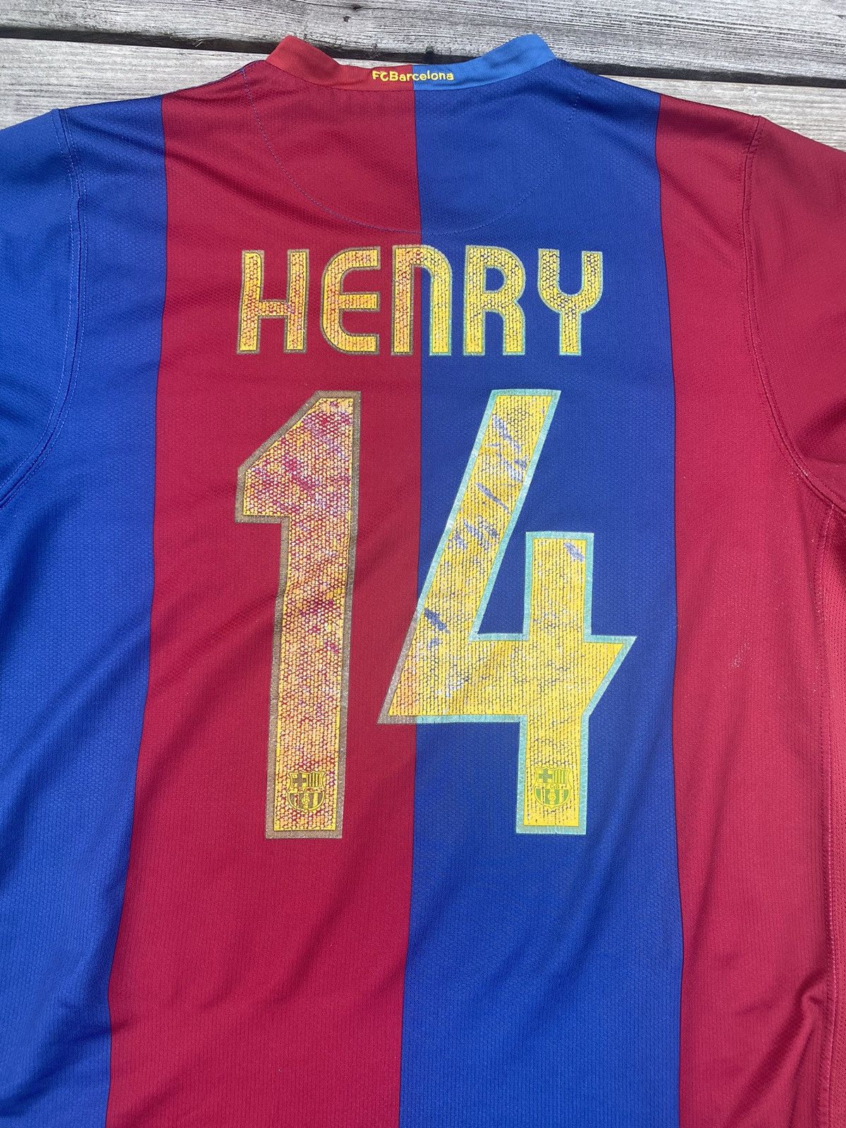 Nike Thierry Henry 2006/07 F.C. Barcelona Jersey Size US M / EU 48-50 / 2 - 7 Thumbnail