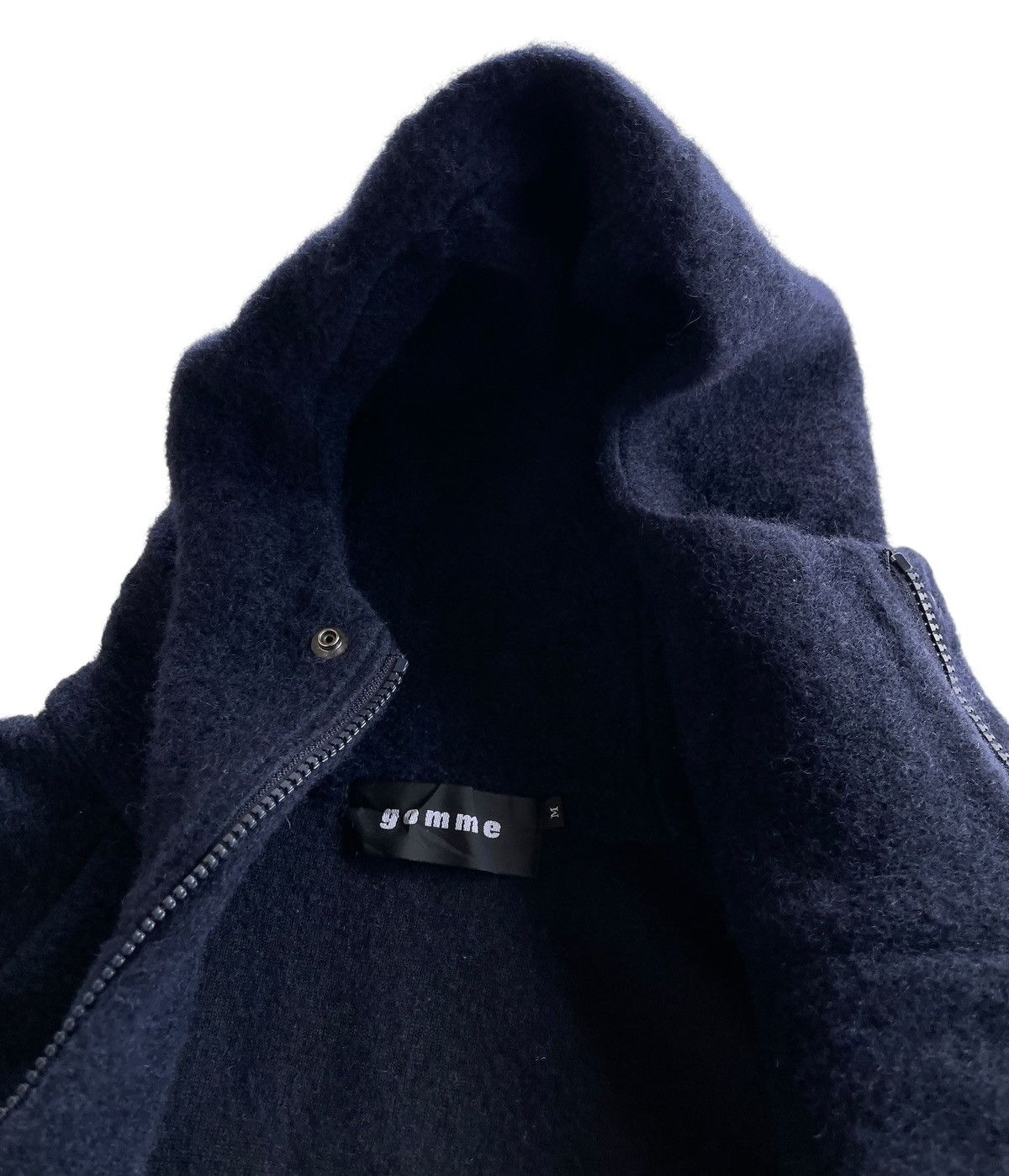 gomme Gomme Maki Hiroshige Wool Asymmetrical Hoodie Parka Size US M / EU 48-50 / 2 - 7 Thumbnail