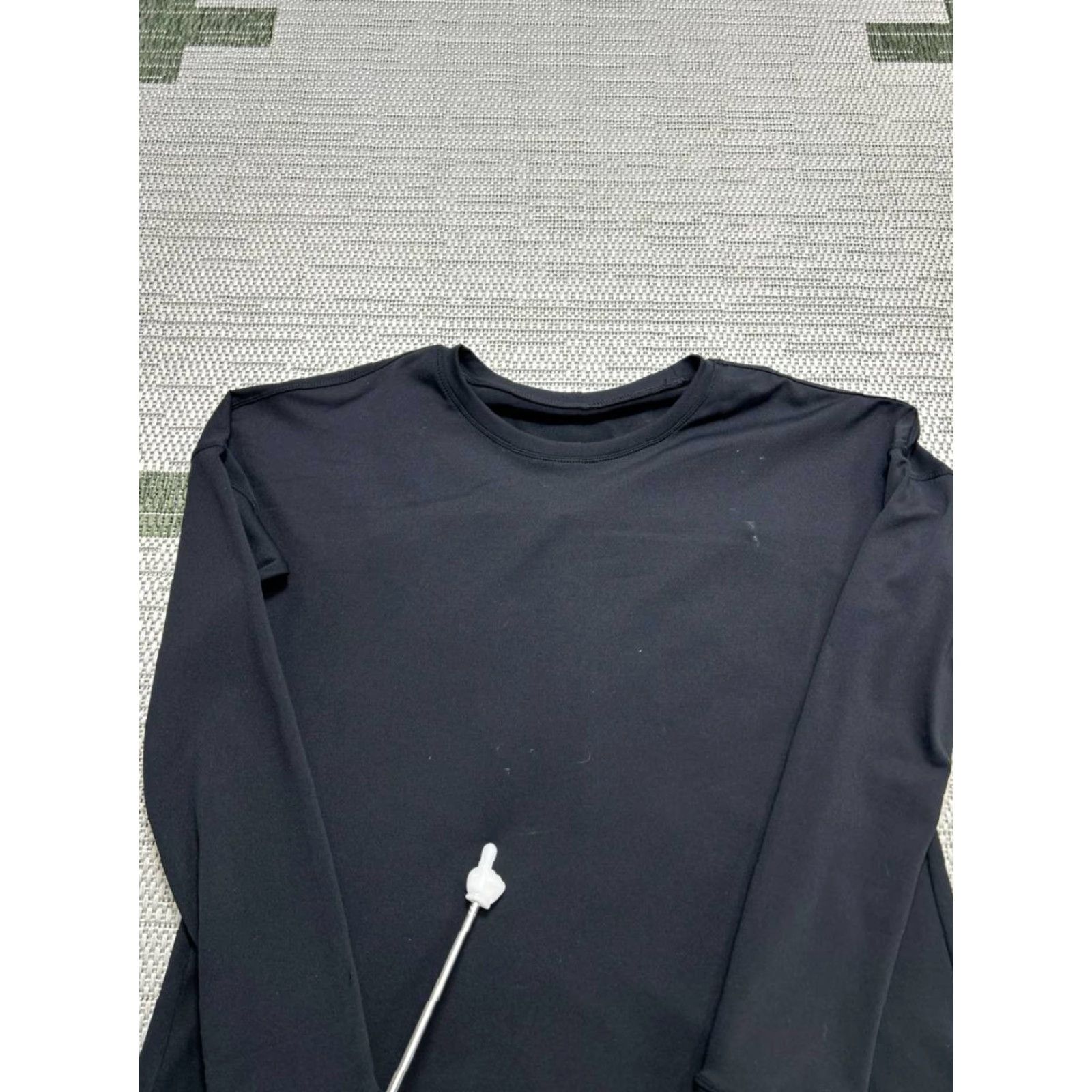 Lululemon Lululemon Shirt Womens Large Black Running Pullover Size L / US 10 / IT 46 - 3 Thumbnail