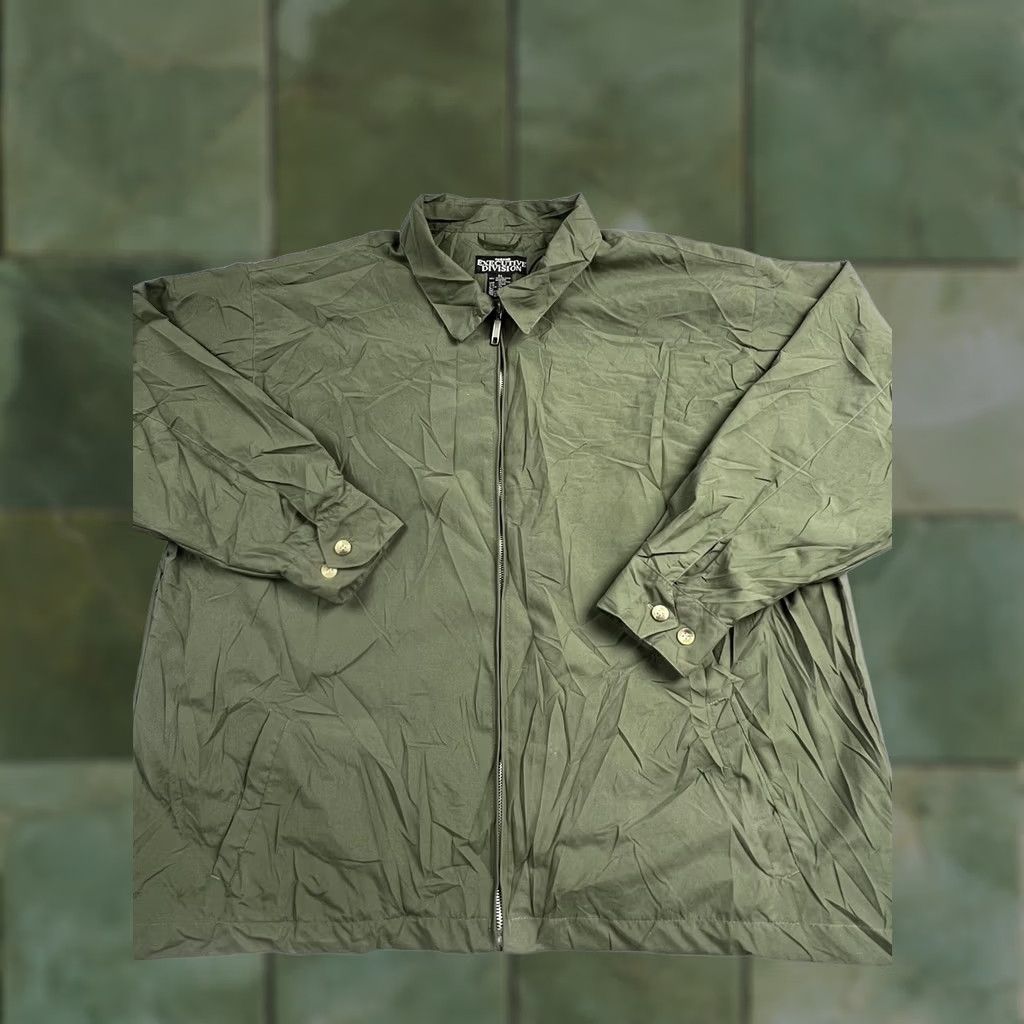 Haband Haband Jacket Mens 3XL Green Microfiber Windbreaker Full Zip Lined Lightweight Shirt Health? (Note: This seems incorrect; please provide final.) Size US XXL / EU 58 / 5 - 1 Thumbnail