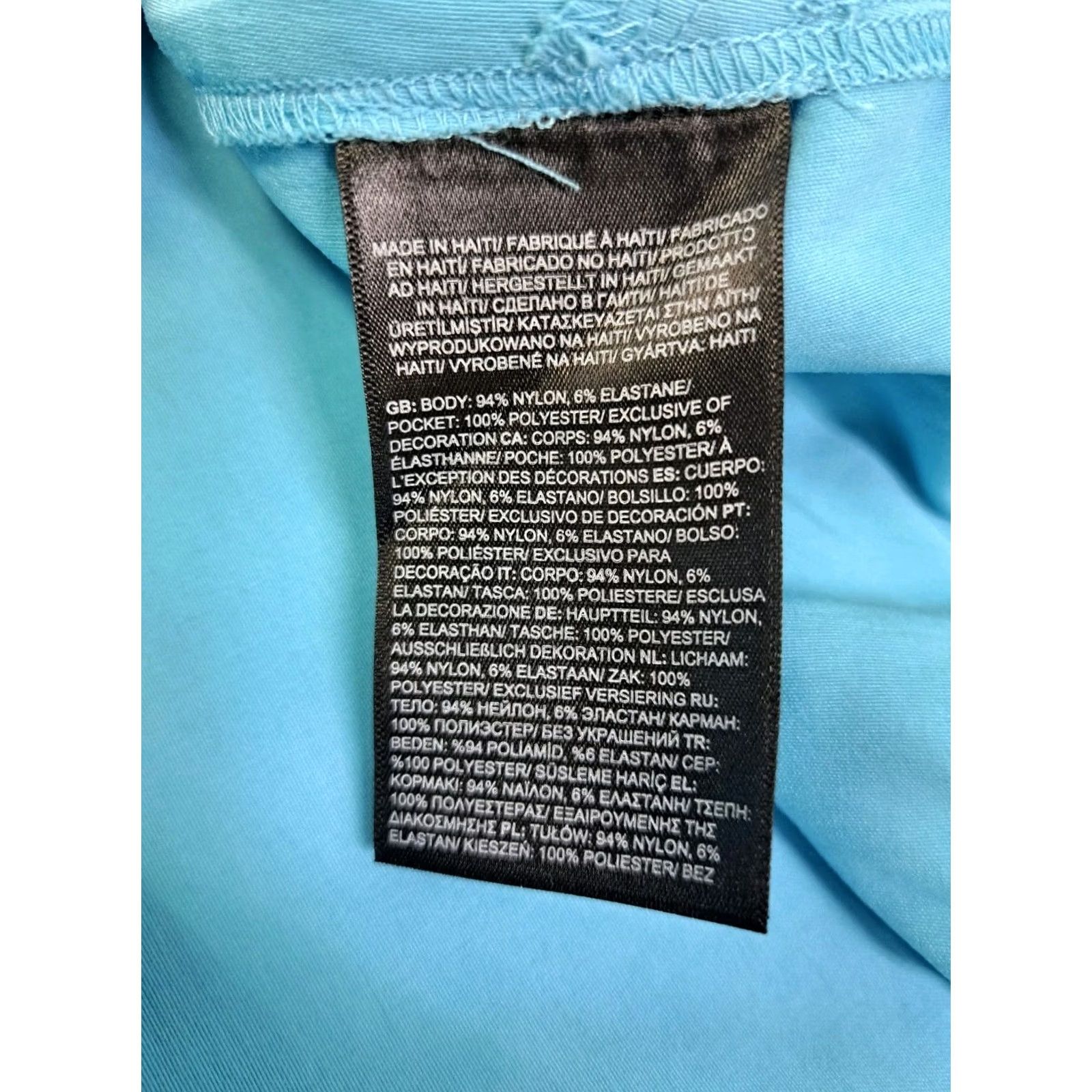 The North Face The North Face Womens Active Athletic Shorts Back Pckt Zip Lt Blue Large #7250 Size 36" / US 14 / IT 50 - 8 Thumbnail