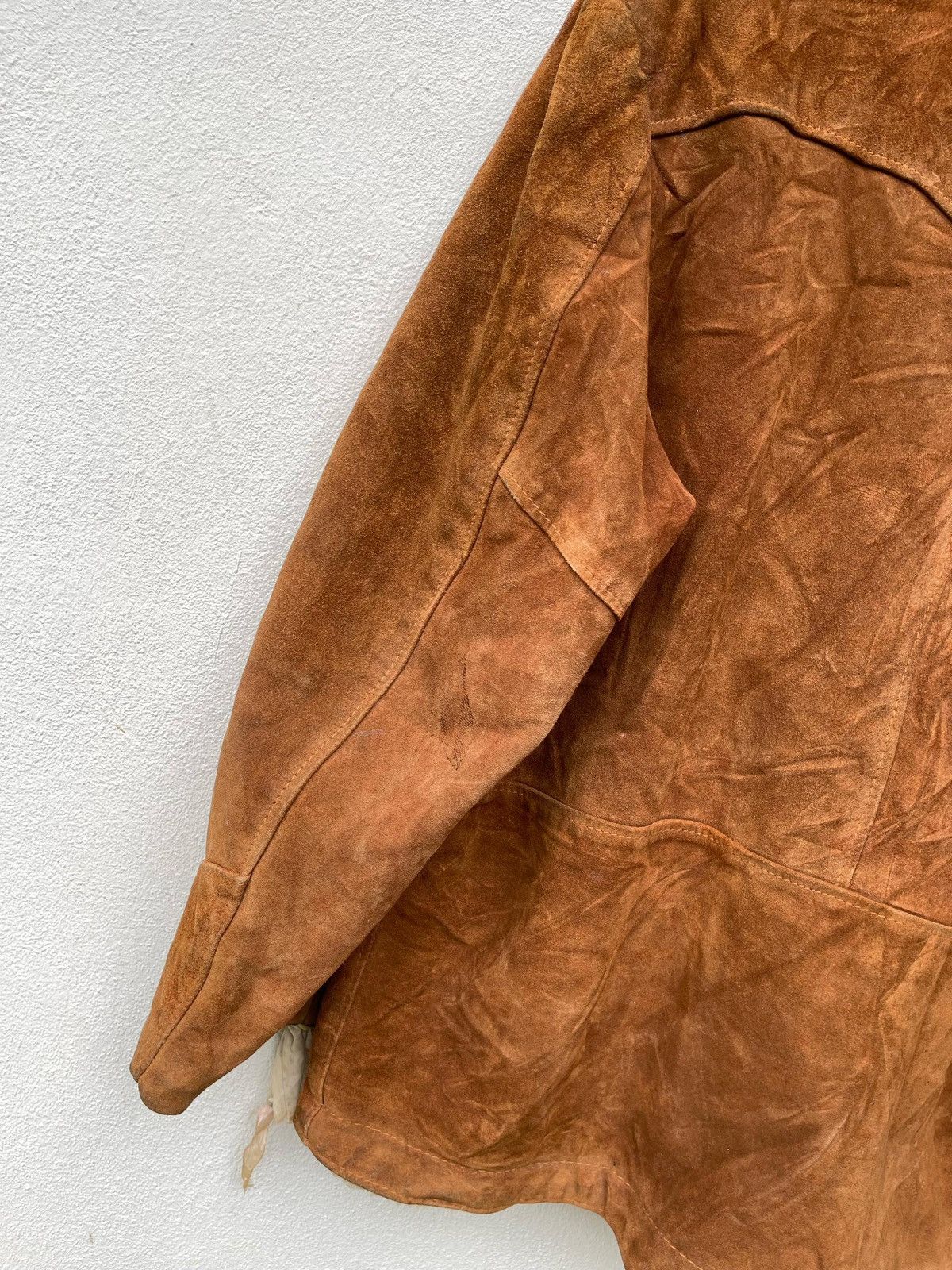 Schott × Vintage × Western Rise Vintage 90s Schott N.Y.C Western Shearling Leather Jacket Size US L / EU 52-54 / 3 - 14 Thumbnail
