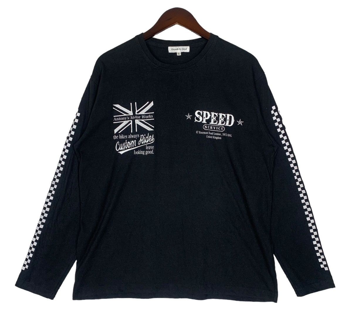 Growth By Grail Embroiidery Moto Custom Riders Longsleeve