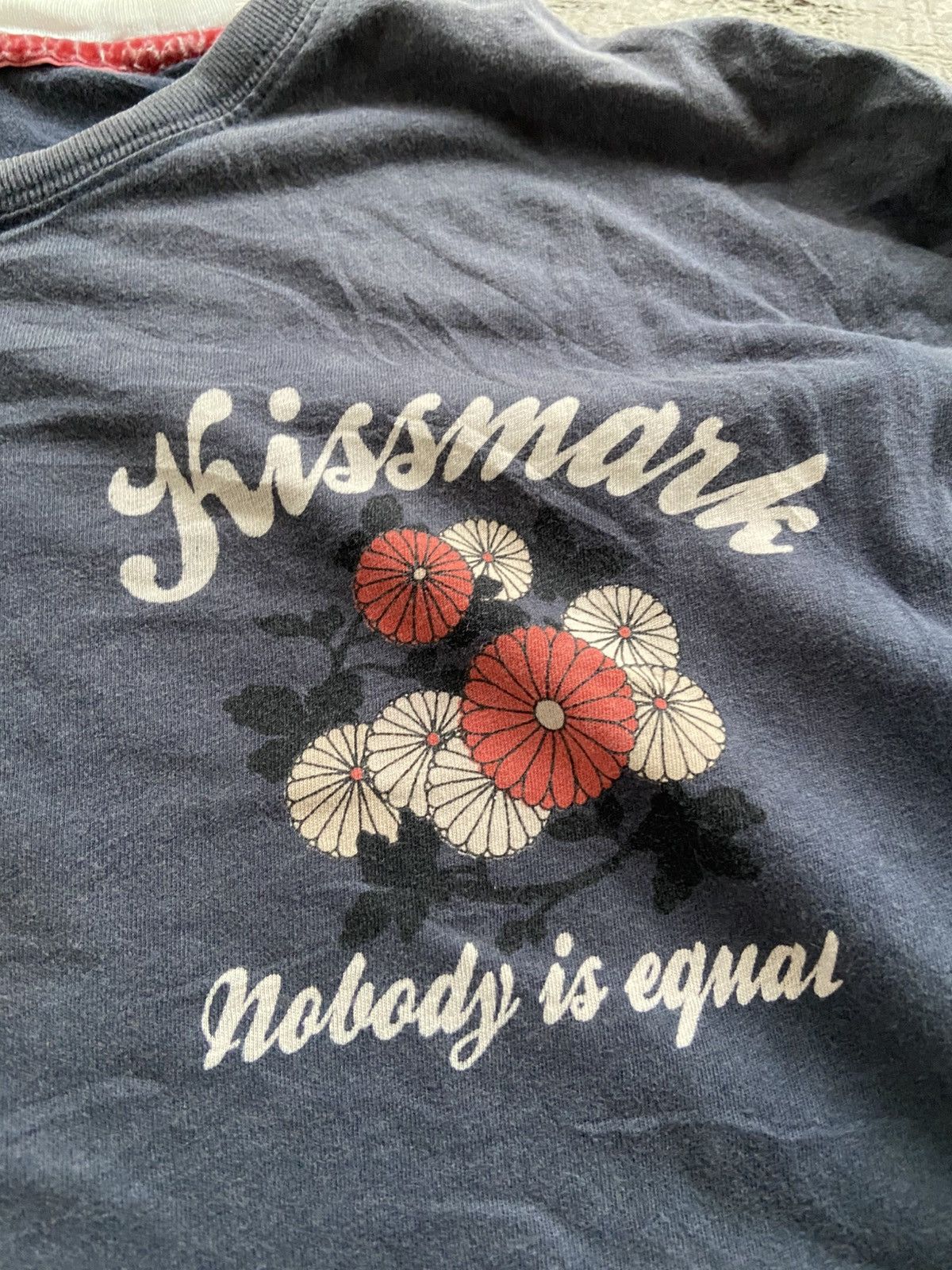 Japanese Brand 2000s Kissmark - Double Layerd Long Sleeve T-Shirt Size US L / EU 52-54 / 3 - 4 Thumbnail