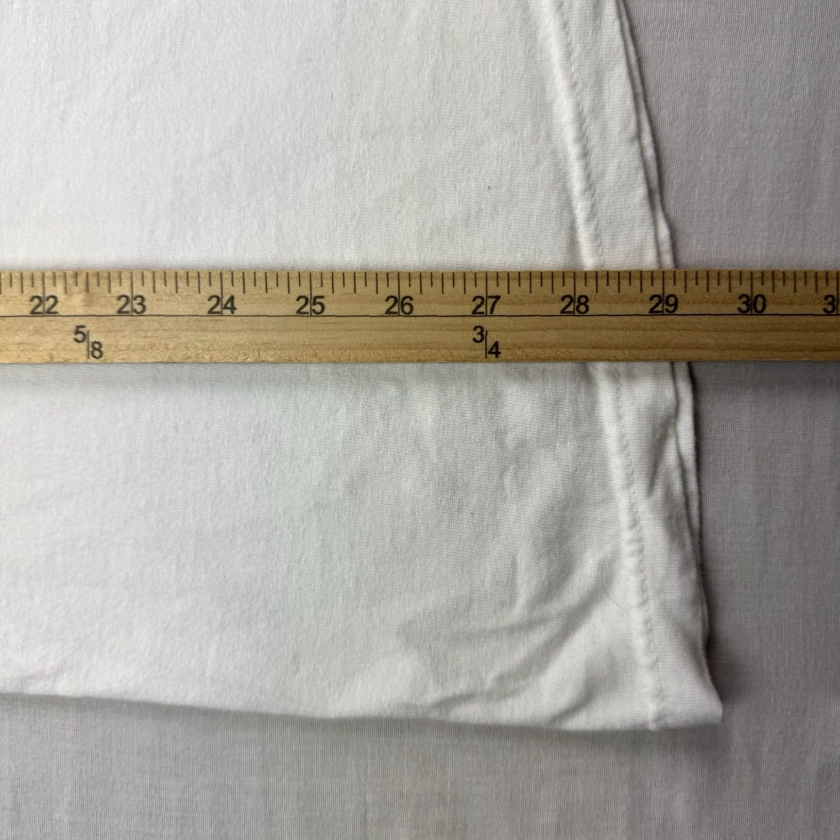 Hanes VINTAGE Hanes T-Shirt Adult XL White 90s Promo Hand Bell Jeffers Supply Men's Size US XL / EU 56 / 4 - 7 Thumbnail