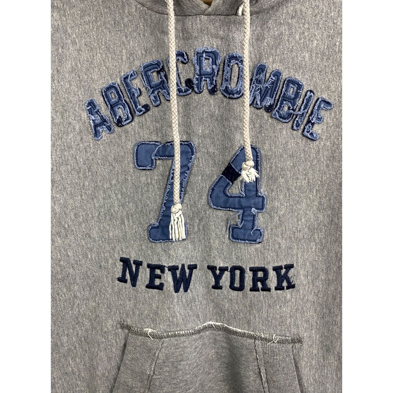 Abercrombie & Fitch Abercrombie & Fitch New York Hoodie M Gray Y2K Opium Style Rare Mens Hoodie Size US M / EU 48-50 / 2 - 4 Thumbnail