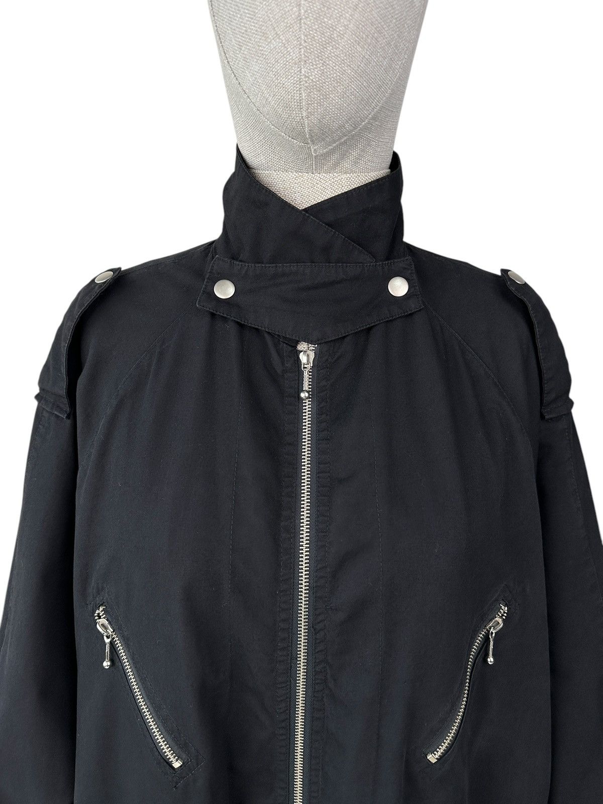 Gudrun Sjoden GUDRUN SJODEN Oversized Black Parka Jacket size M Size M / US 6-8 / IT 42-44 - 7 Thumbnail