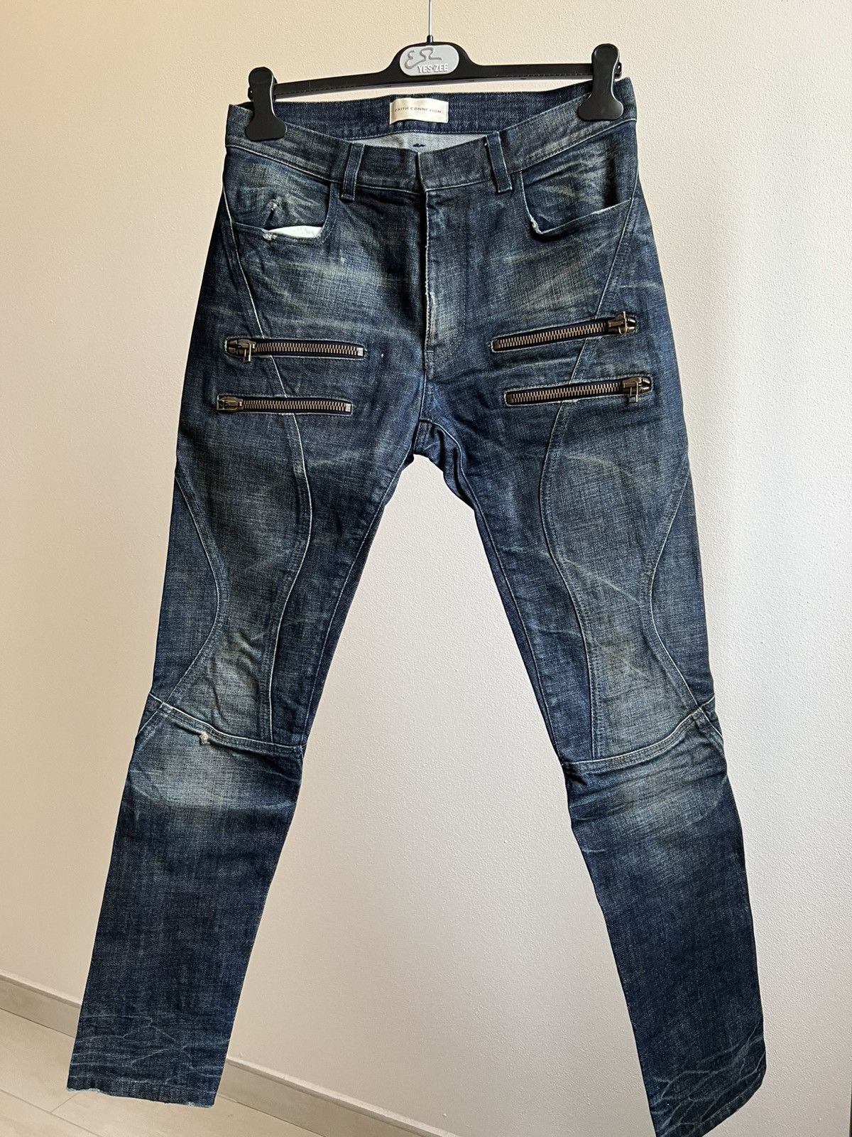 Faith Connexion Faith connexion running zipped denim Size US 30 / EU 46 - 1 Thumbnail