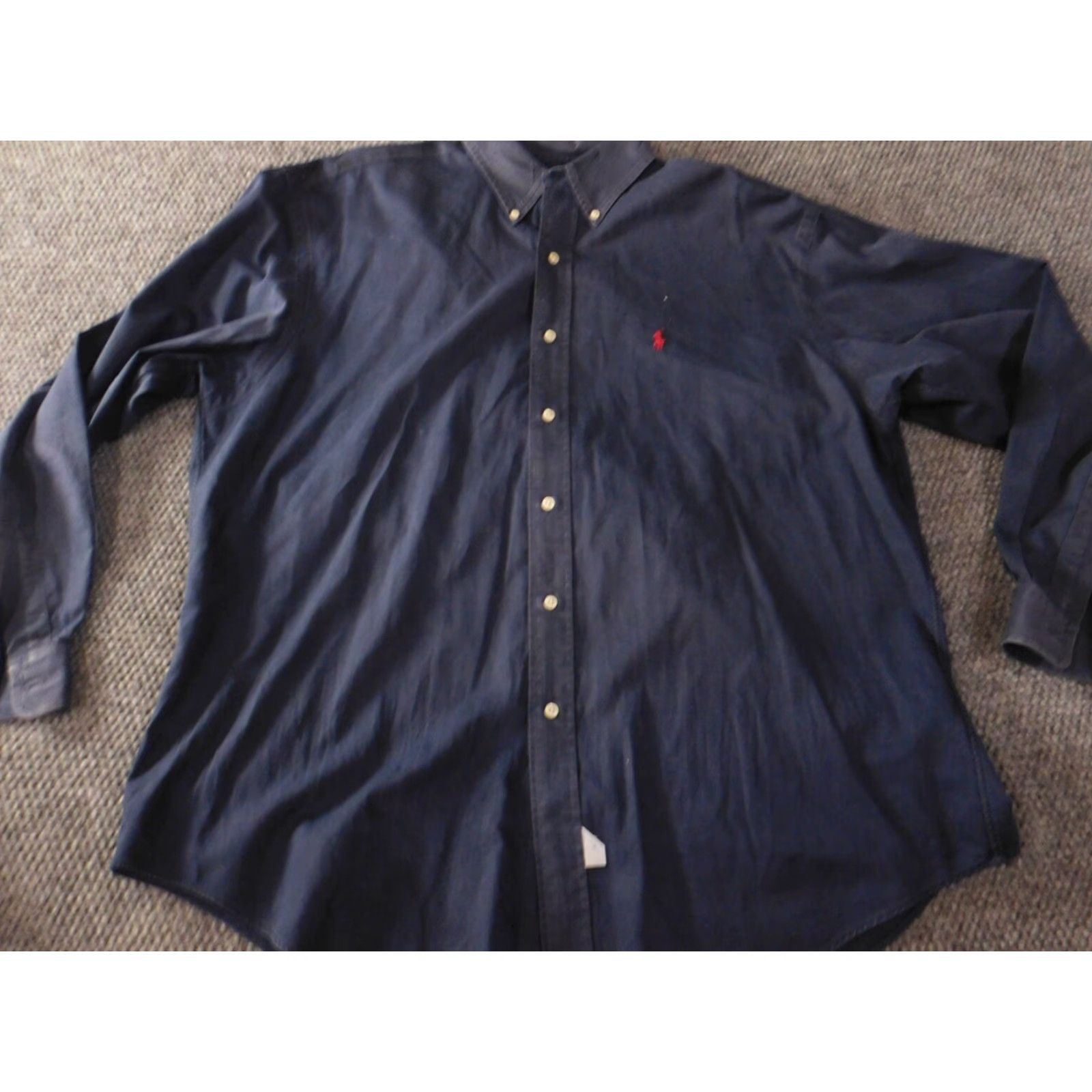 Ralph Lauren Ralph Lauren Shirt Mens L blue Classic logo pony Button Up casual preppy Size US L / EU 52-54 / 3 - 2 Thumbnail