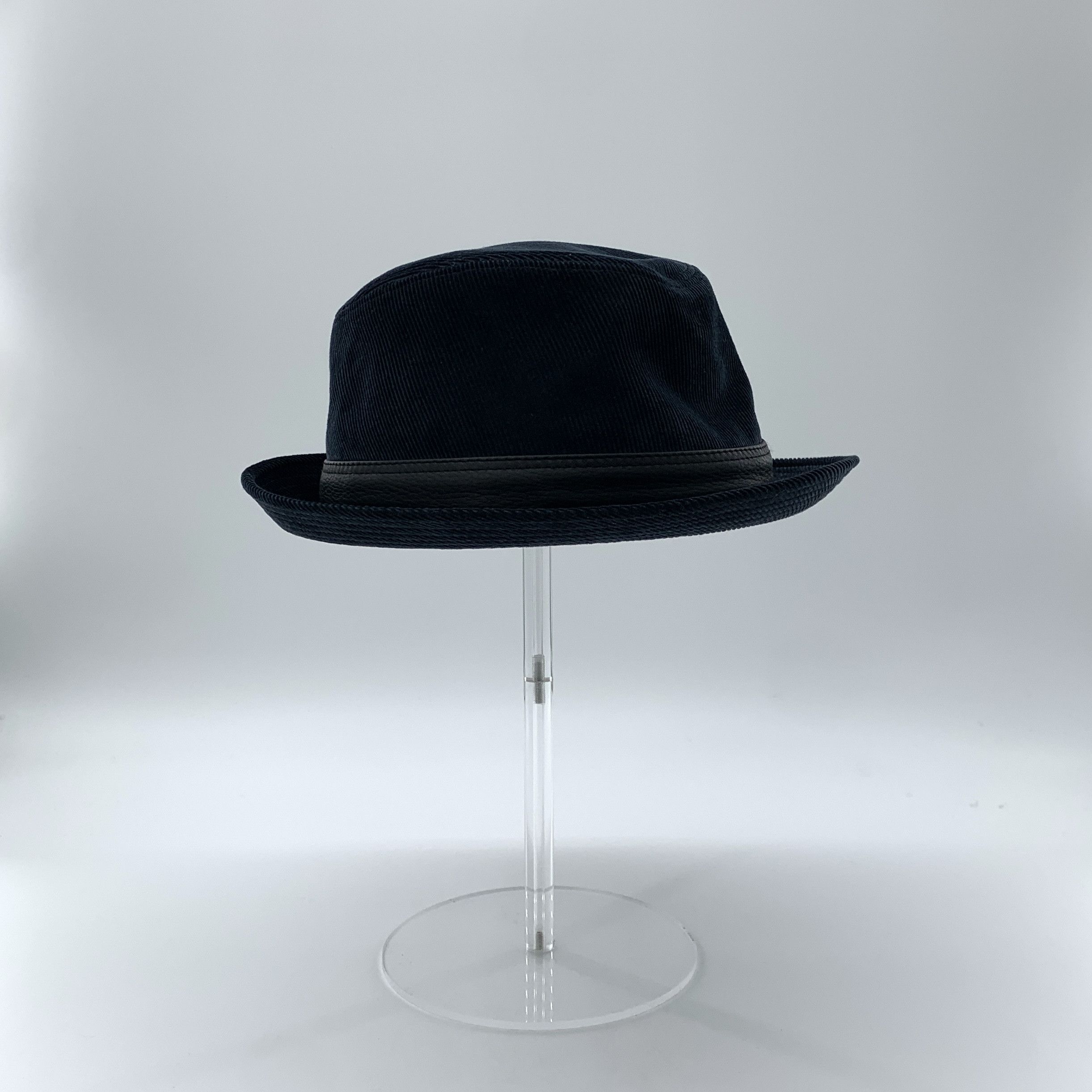 Hermes Hermes Corduroy Bucket Hat Navy (60 cm) Size ONE SIZE - 3 Thumbnail