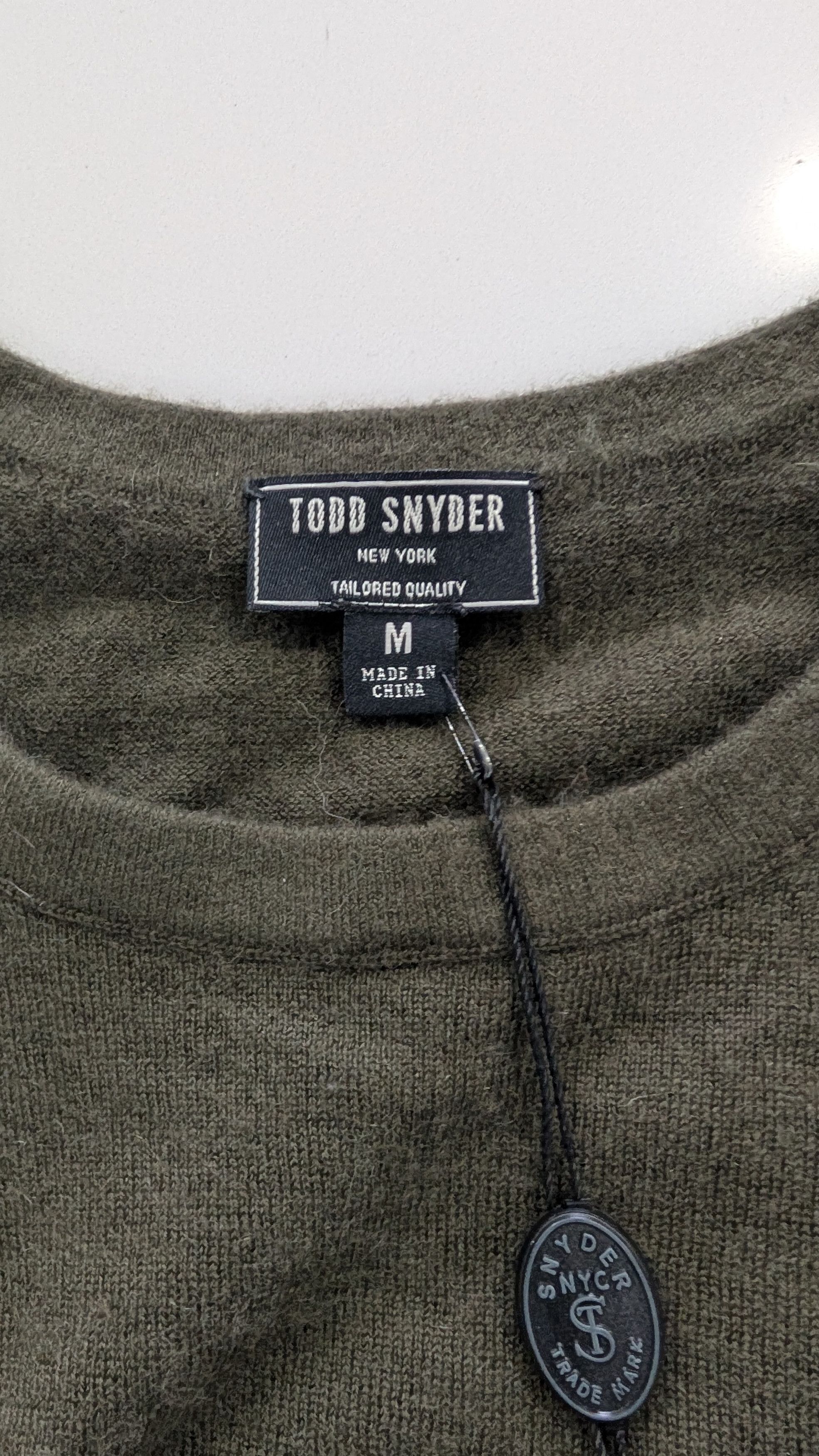 Todd Snyder Todd Snyder Premium Cashmere Pocket Long Sleeve Tee Size US M / EU 48-50 / 2 - 7 Thumbnail