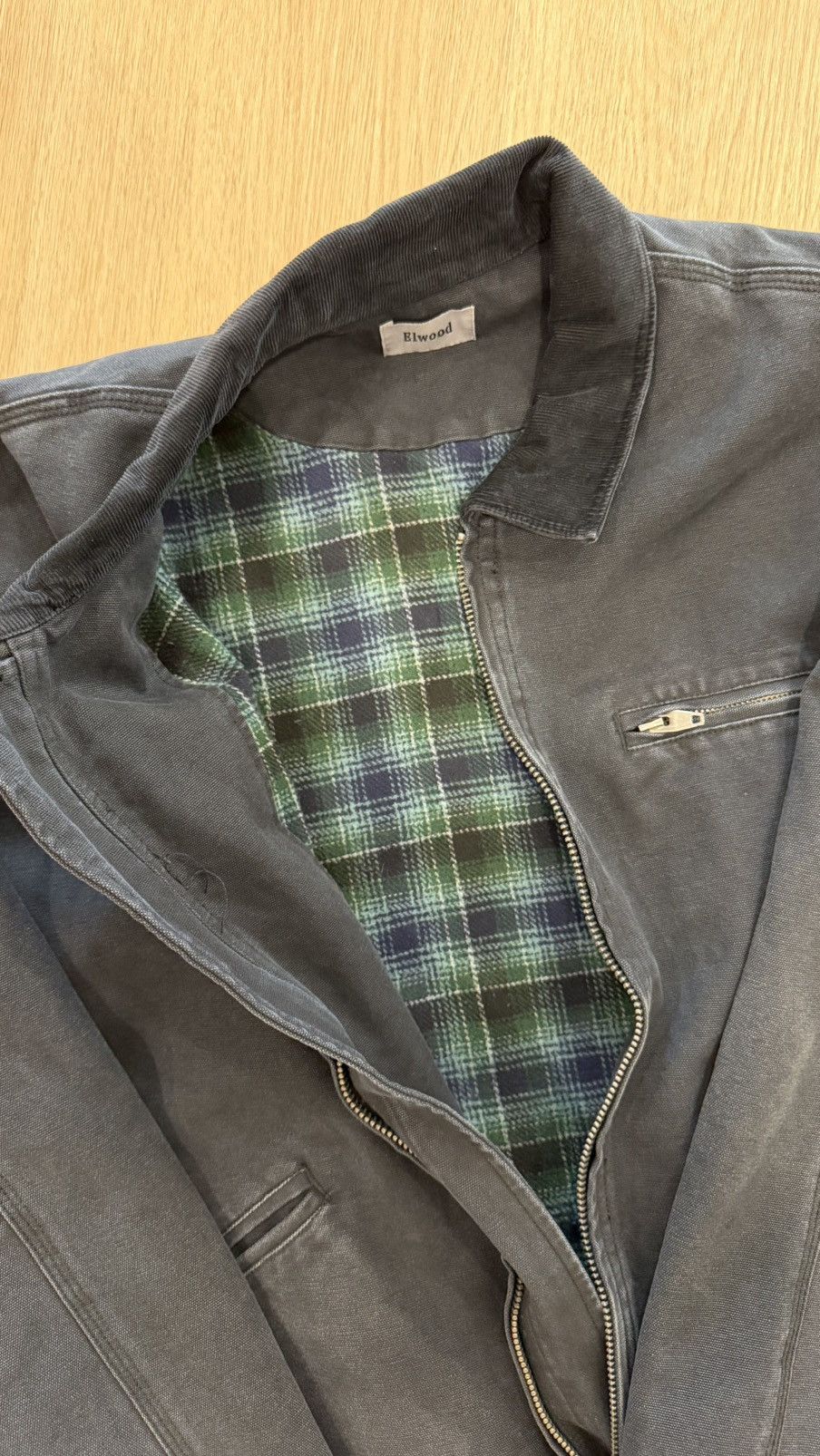 Elwood Elwood petrol jacket washed brown Size US XL / EU 56 / 4 - 4 Thumbnail
