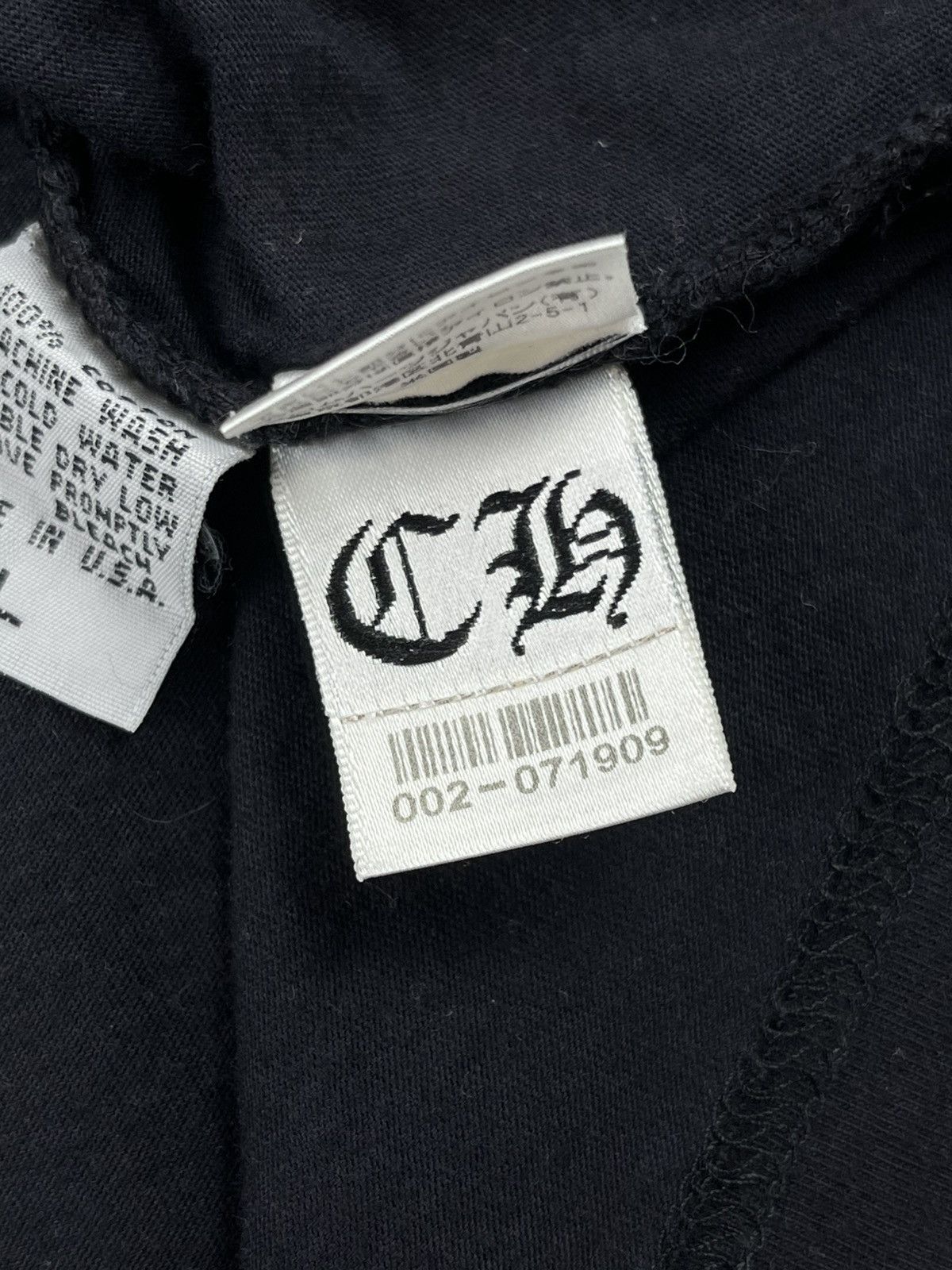 Chrome Hearts Chrome Hearts Silver Button Tonal Horseshoe Logo Polo Shirt Size US L / EU 52-54 / 3 - 7 Thumbnail
