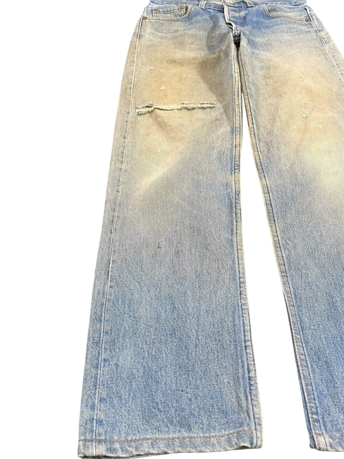 LVC × Levi's × Levi's Vintage Clothing Vintage Levi’s 501xx Mudwash Distressed Denim Size US 29 - 3 Thumbnail