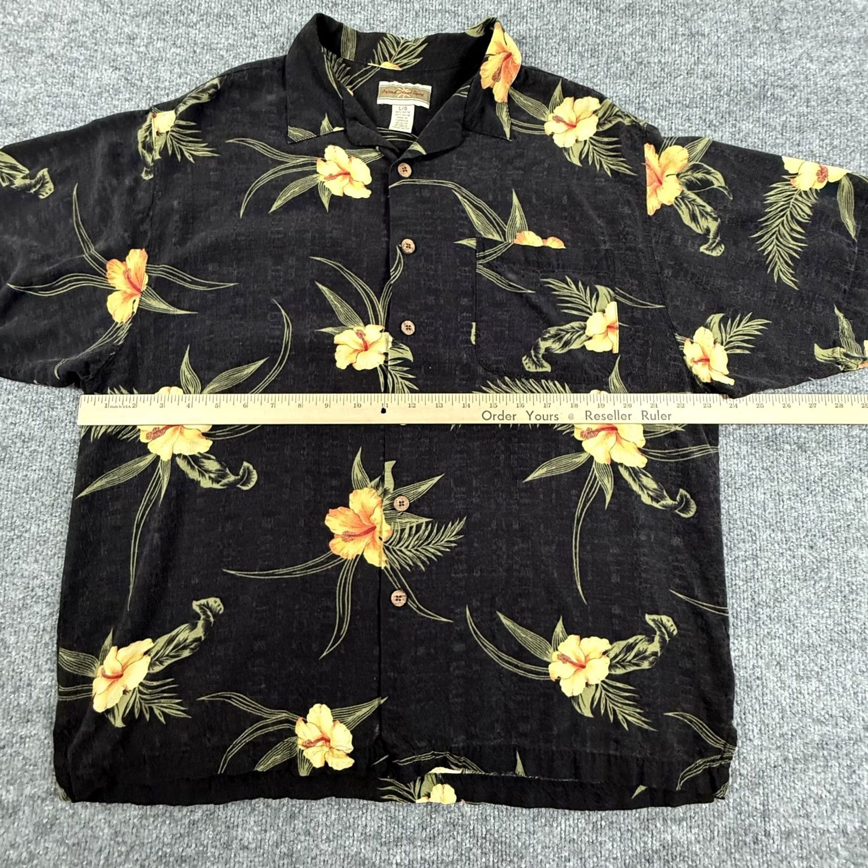 Vintage Original Island Sport Shirt Mens Large Floral Hawaiian Rayon Button Up Casual Size US L / EU 52-54 / 3 - 3 Thumbnail