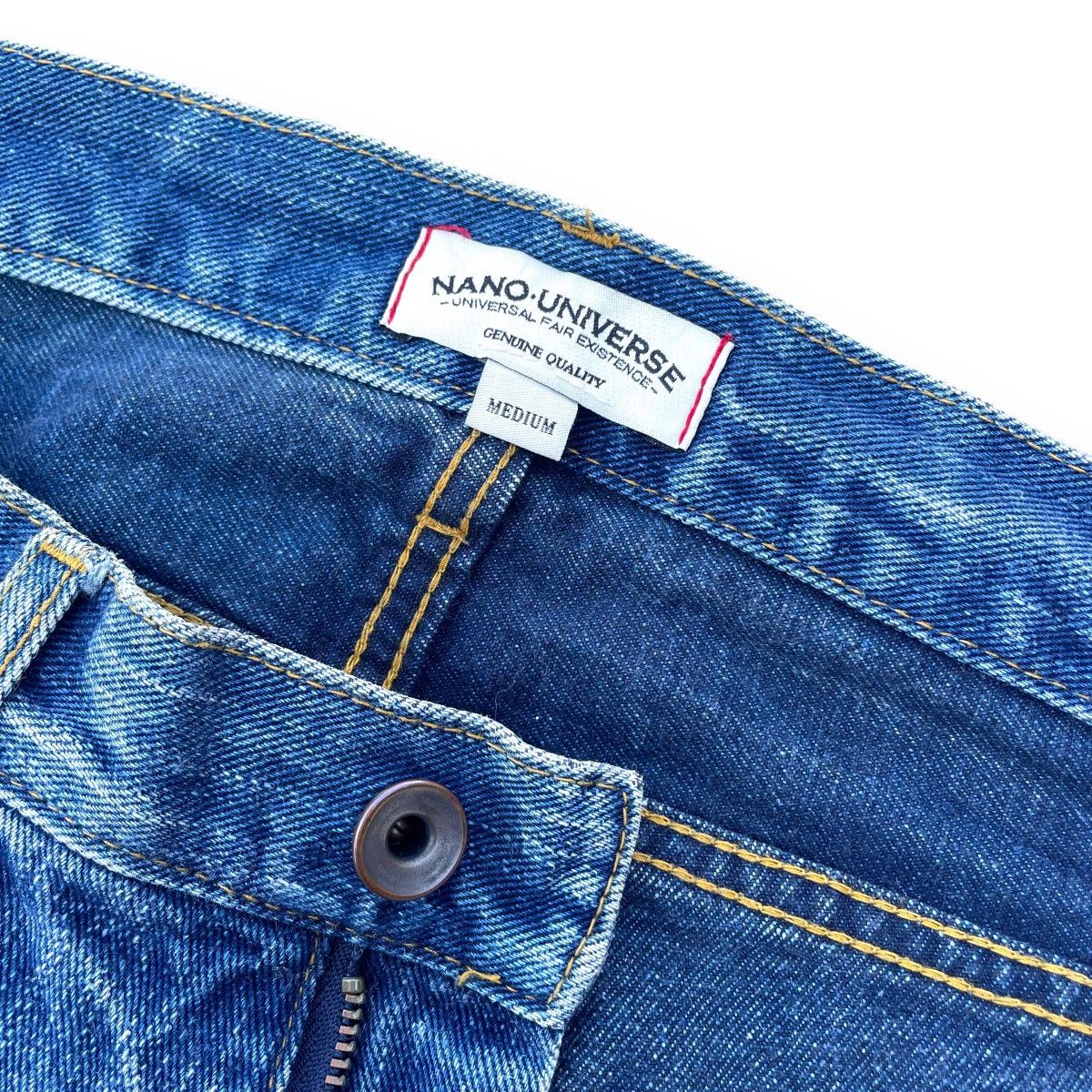 If Six Was Nine × Le Grande Bleu (L.G.B.) × NANO universe 🇯🇵 NANO UNIVERSE JAPAN DISTRESSED DENIM PANTS Size US 32 / EU 48 - 7 Thumbnail